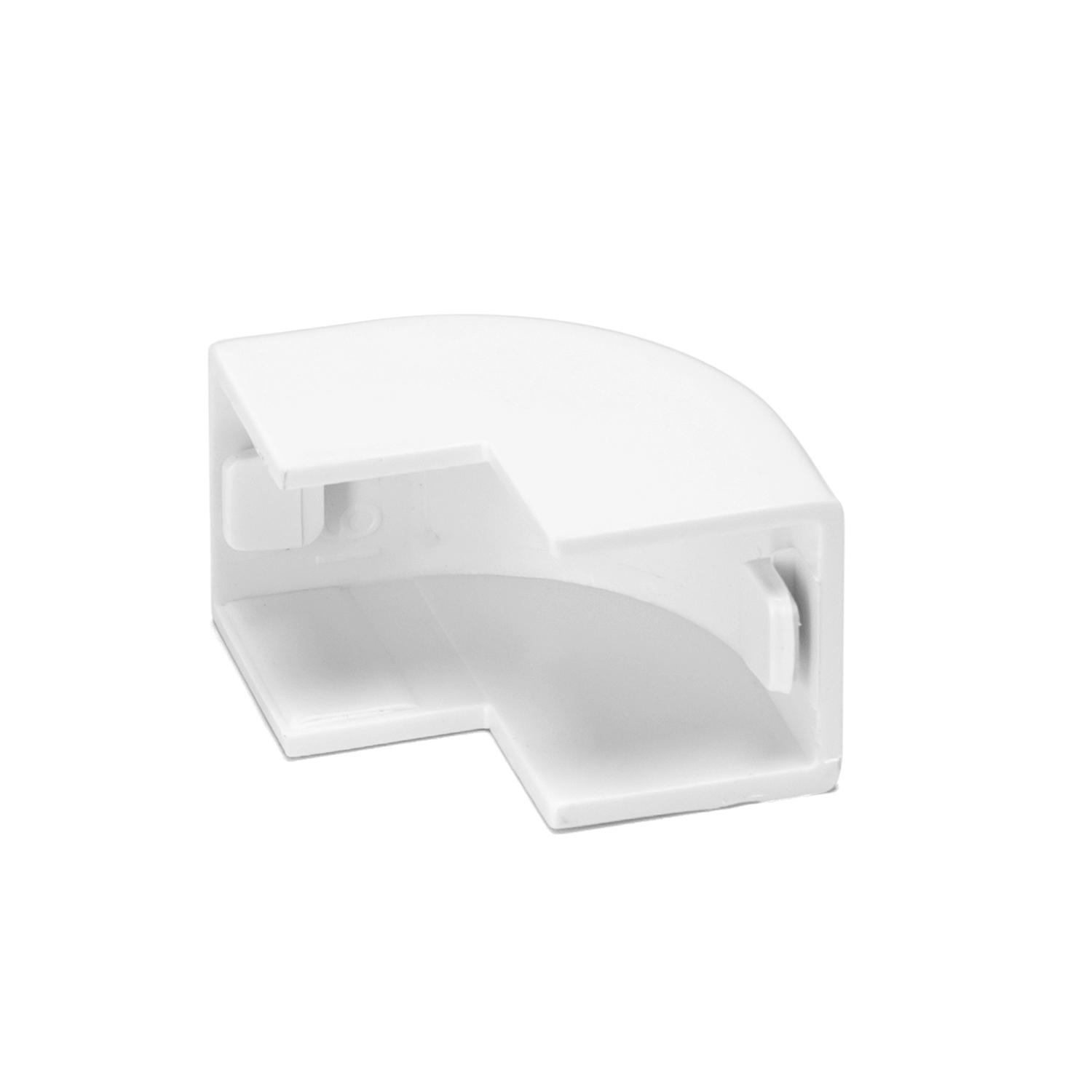 PVC Square Trunking External Bend White 16*16mm 4pcs