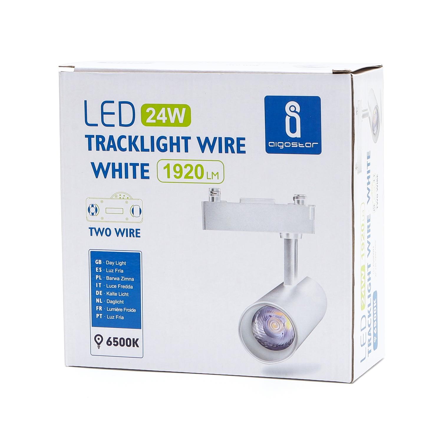 Światło dwutorowe LED, 24W, 6500K, 1920lm