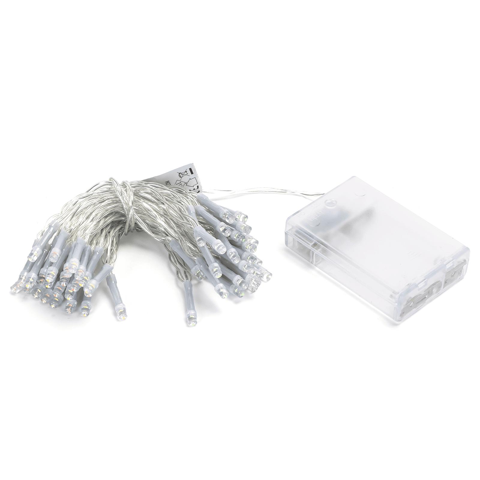 3AA battery flat string lights, RGBY, 5m