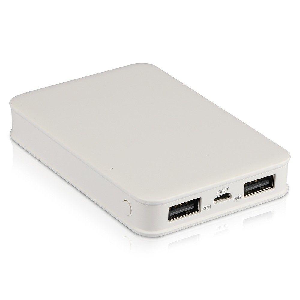 Power Bank, 5000mAh/18.5wh, 5V, Biały, VTAC, SKU 8191