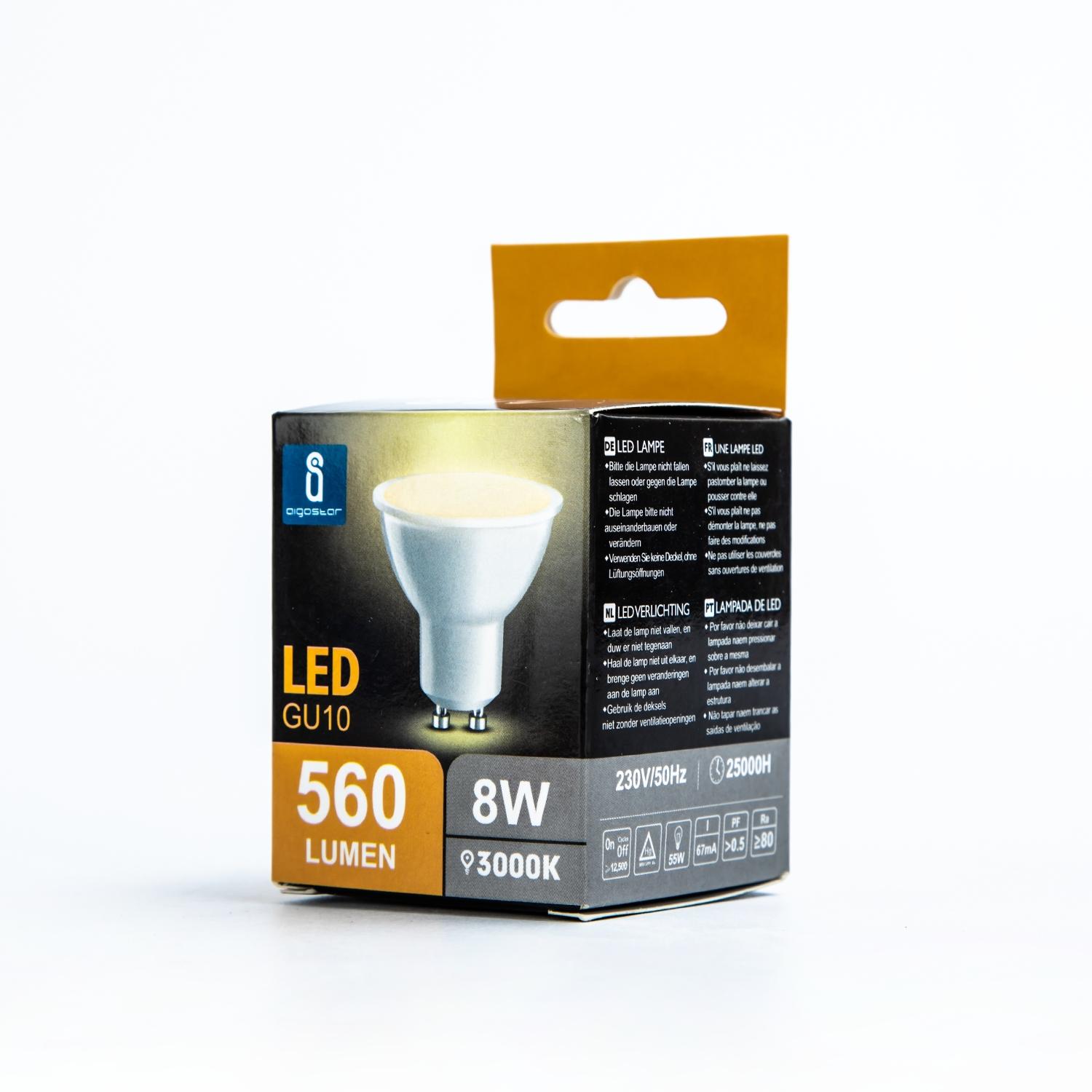 LED GU10 8W(8W,GU10,3000K)