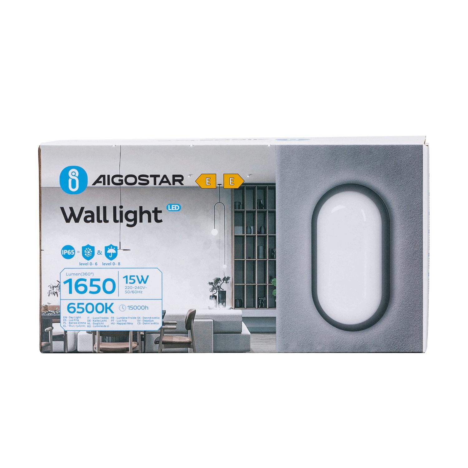 Moisture-proof Wall Light 15W 6500K