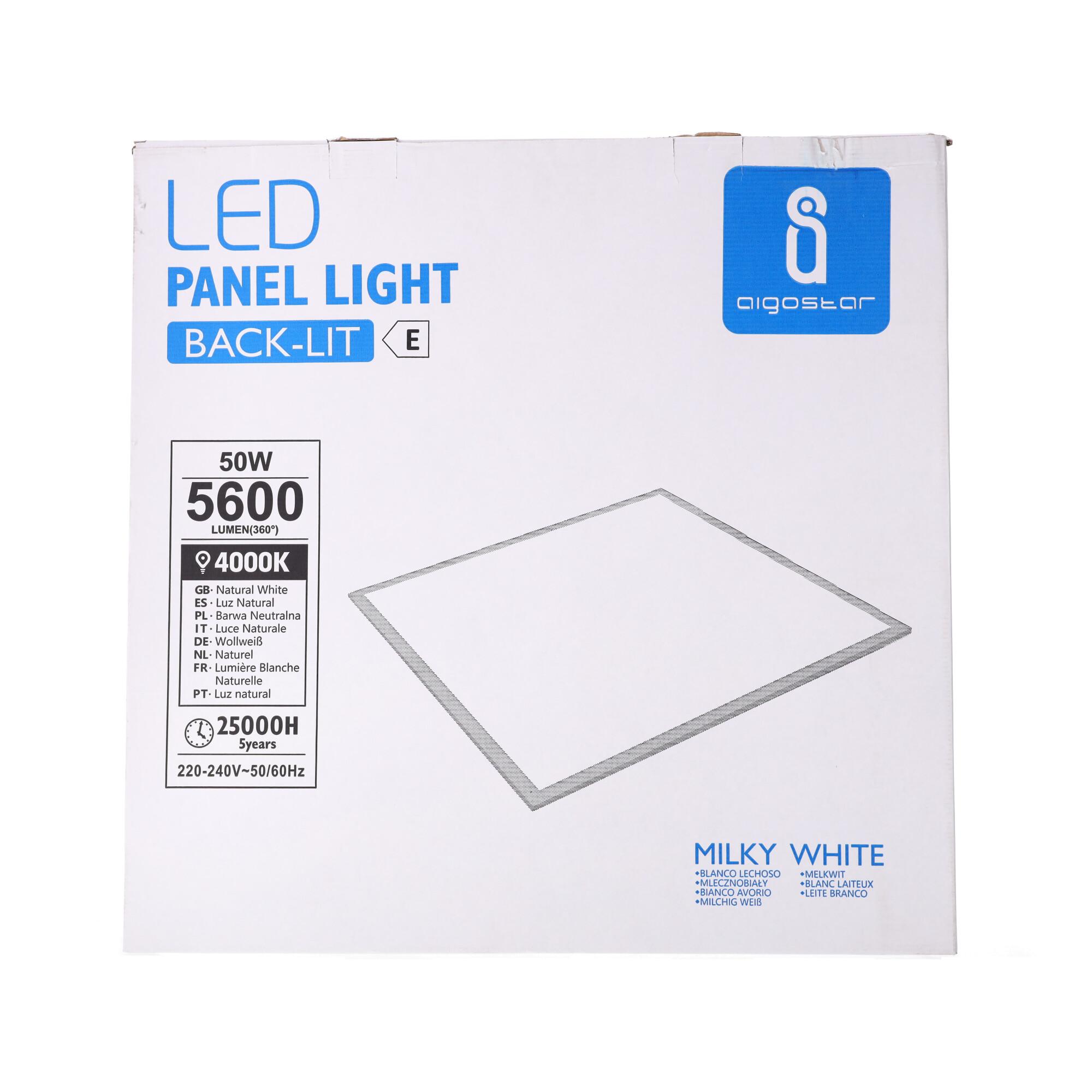 LED Back-lit Panel Light 50W