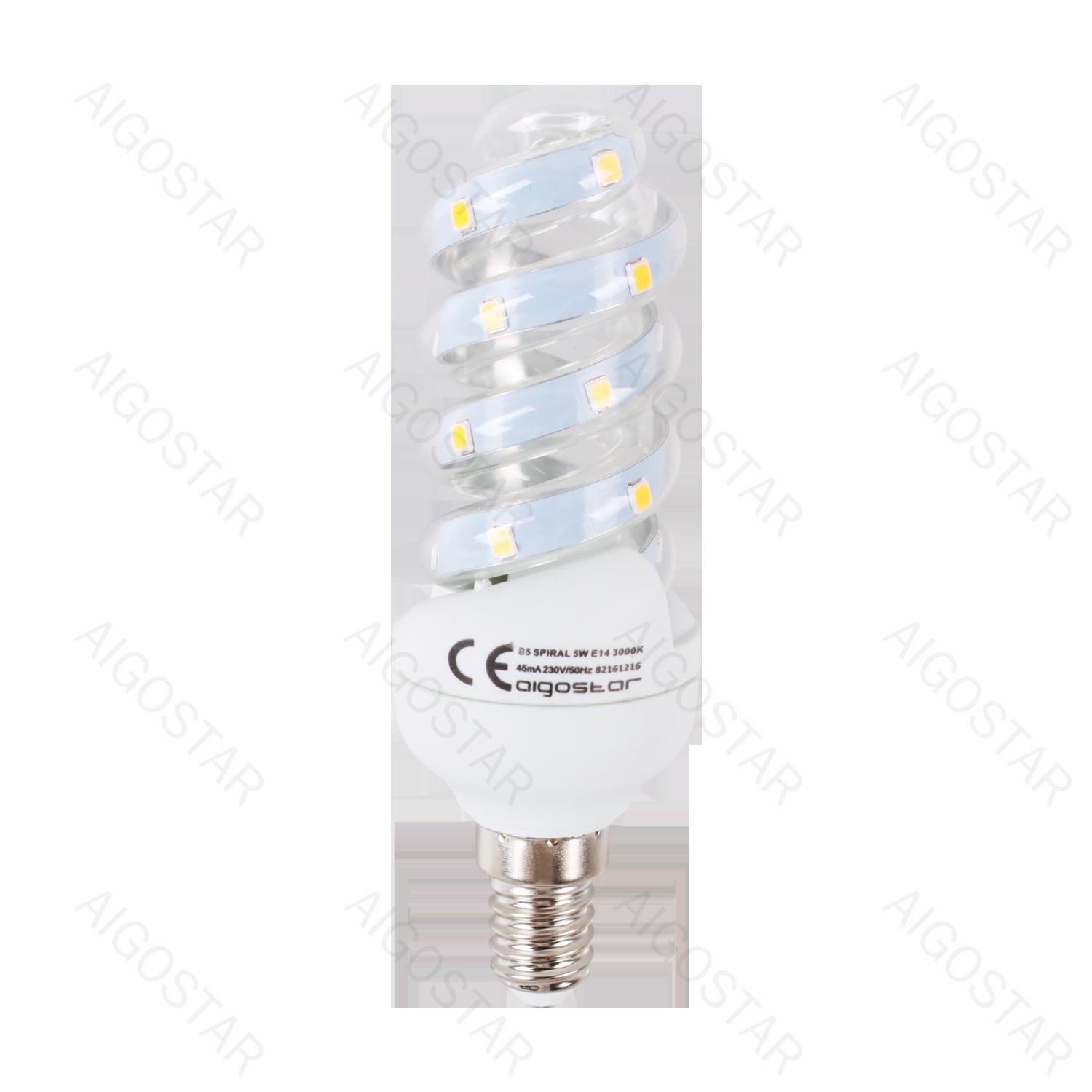 LED Spiral E14 5W