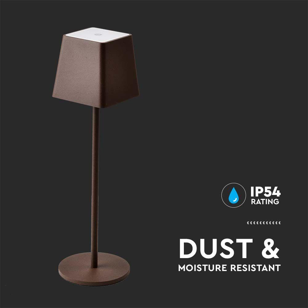 VT-7563 LED 2W TABLE LAMP 3000K CORTEN BODY