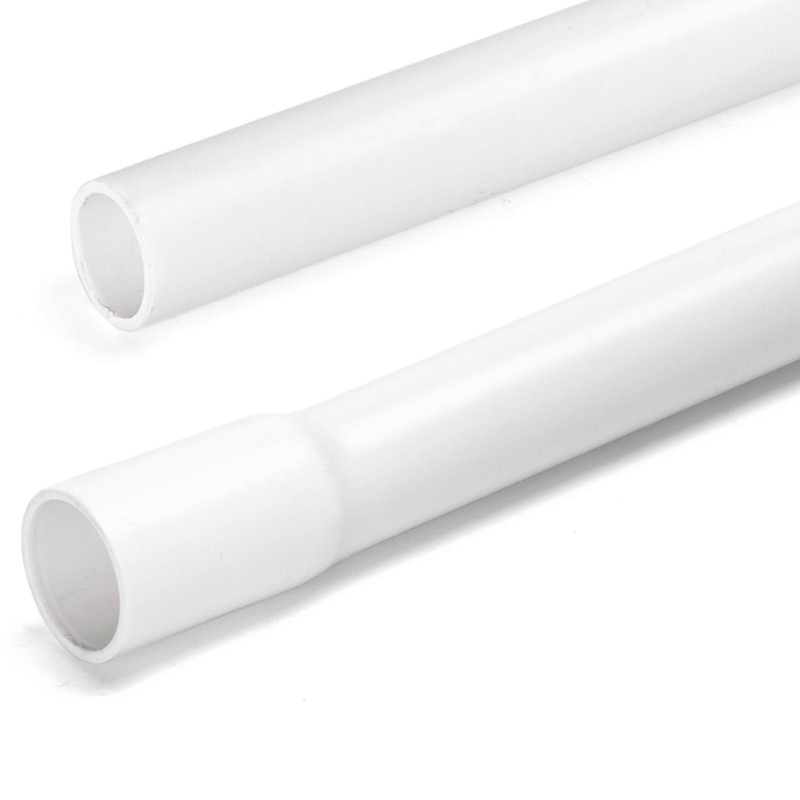 PVC round white expansion conduit 20mm