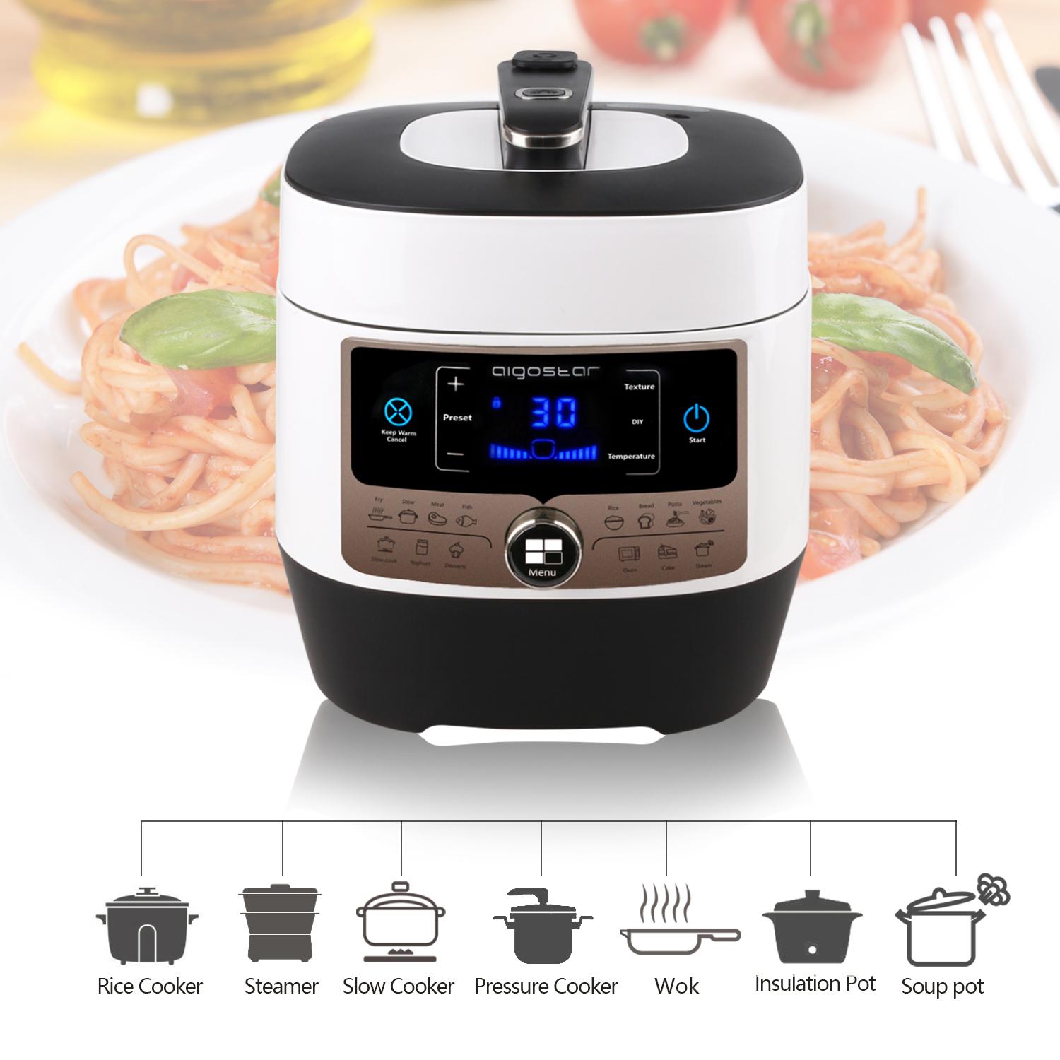 1000W 5.5L Multifunctional Smart Pressure Cooker