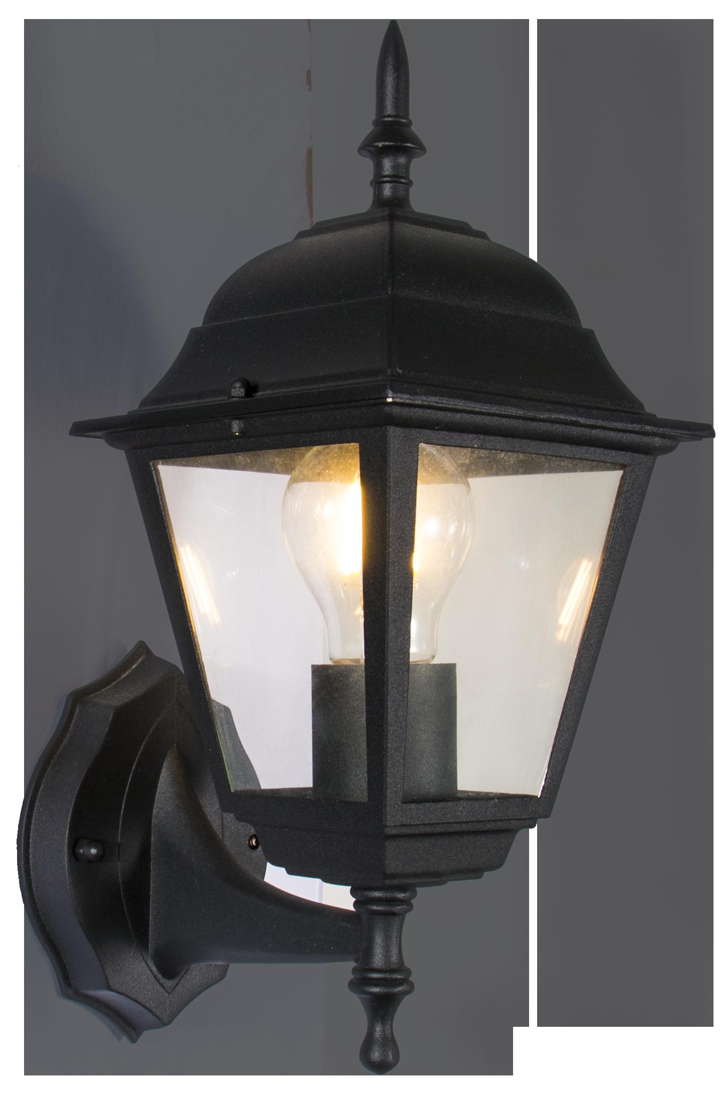 Vintage Wall Light Black (Without Light Source) E27