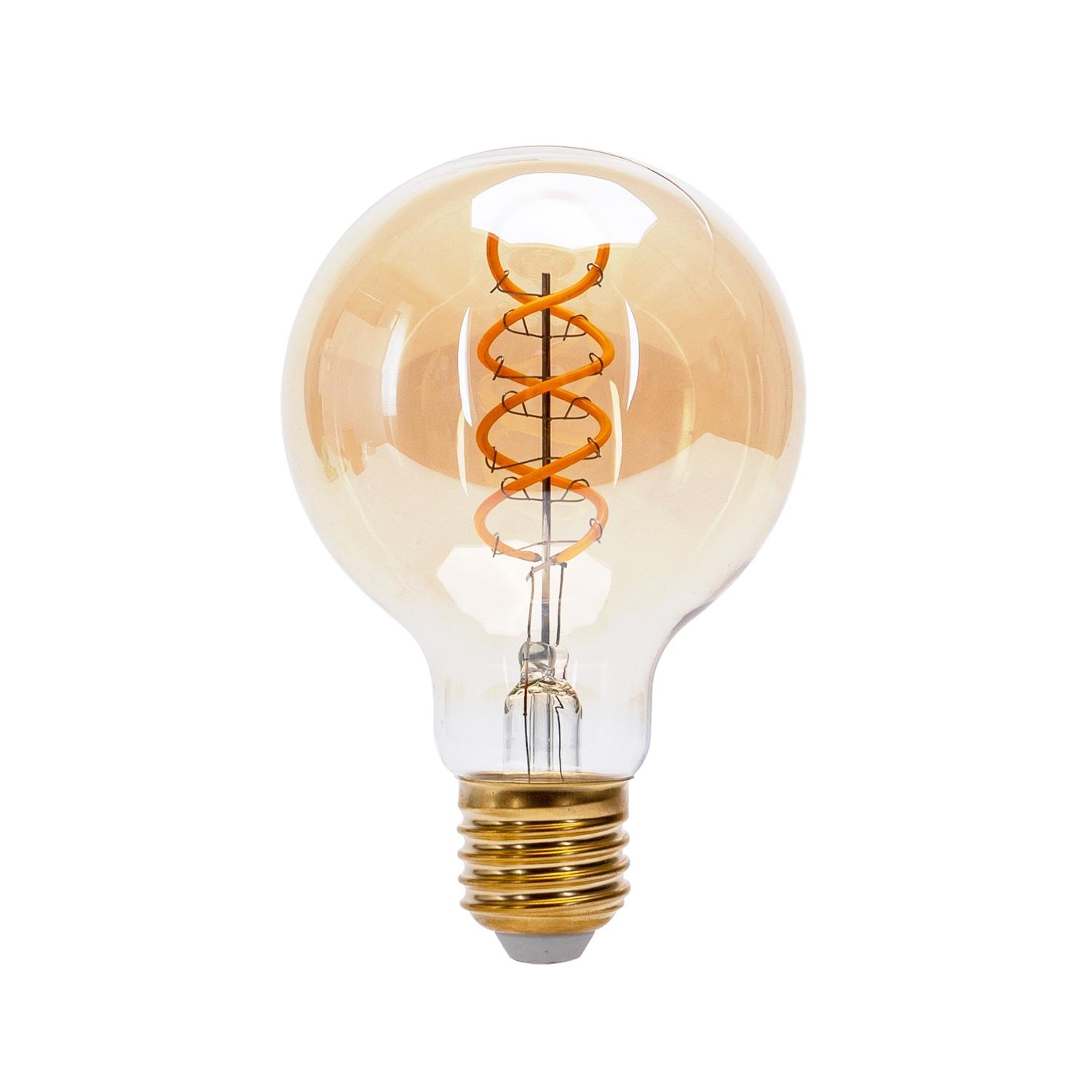 LED Soft Filament Bulb G80 E27 4W