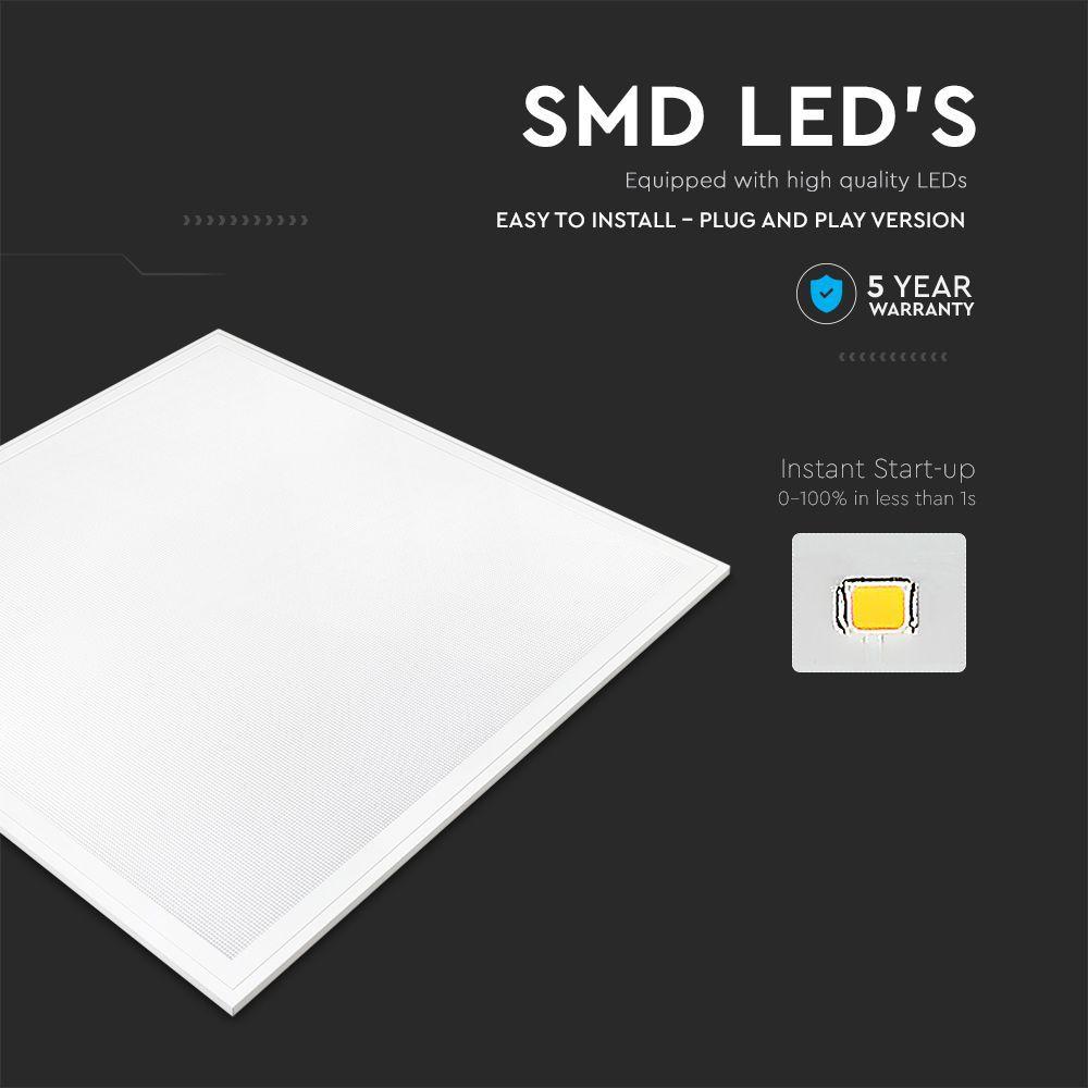 45W Panel LED 600x600mm, Chip SAMSUNG, Barwa:4000K, 5 Lat gwarancji, Opakowanie: 6szt., VTAC, SKU 20421