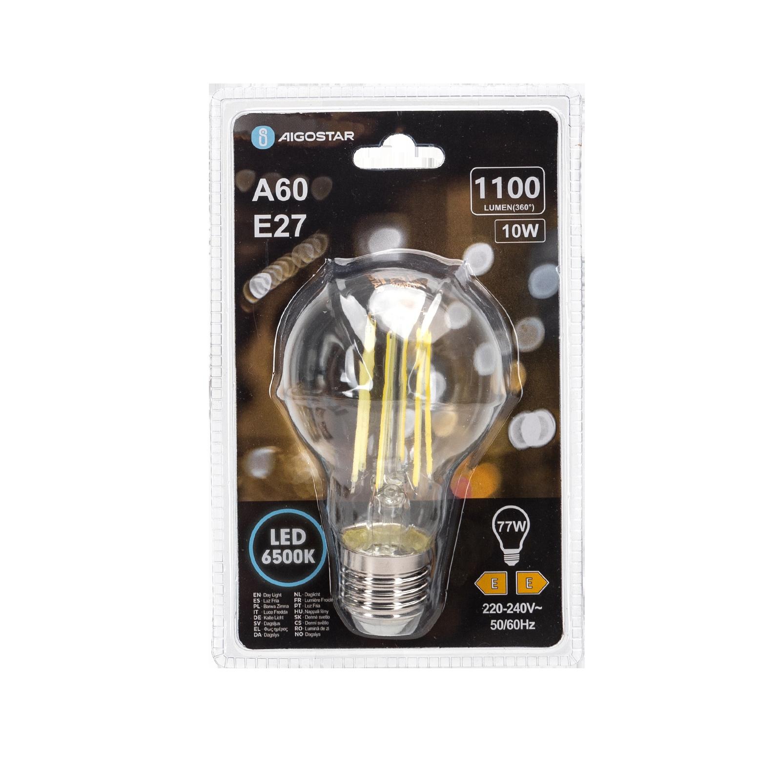 LED Filament Bulb (Clear) A60 E27 10W