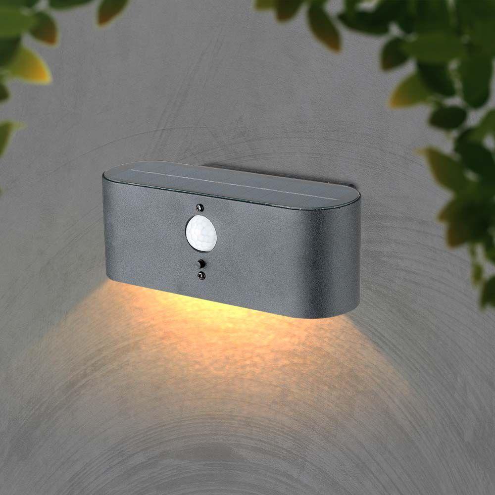 VT-1148 2.5W LED SOLAR WALL LAMP SMD WITH PIR SENSOR 3000K IP54