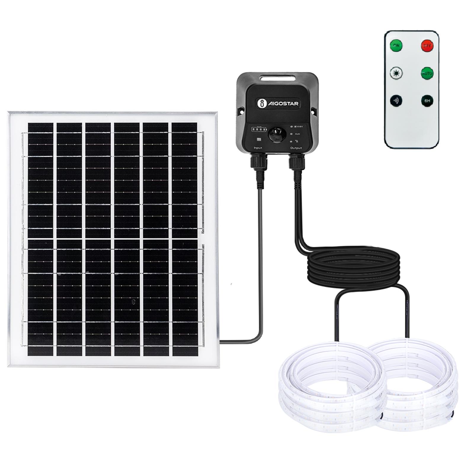 SOLAR LIGHT/SPLIT/with Batterie/STRIP LIGHT/5M+3M LINE/50W/2700K/15M*2 STRIP LIGHT/PIR