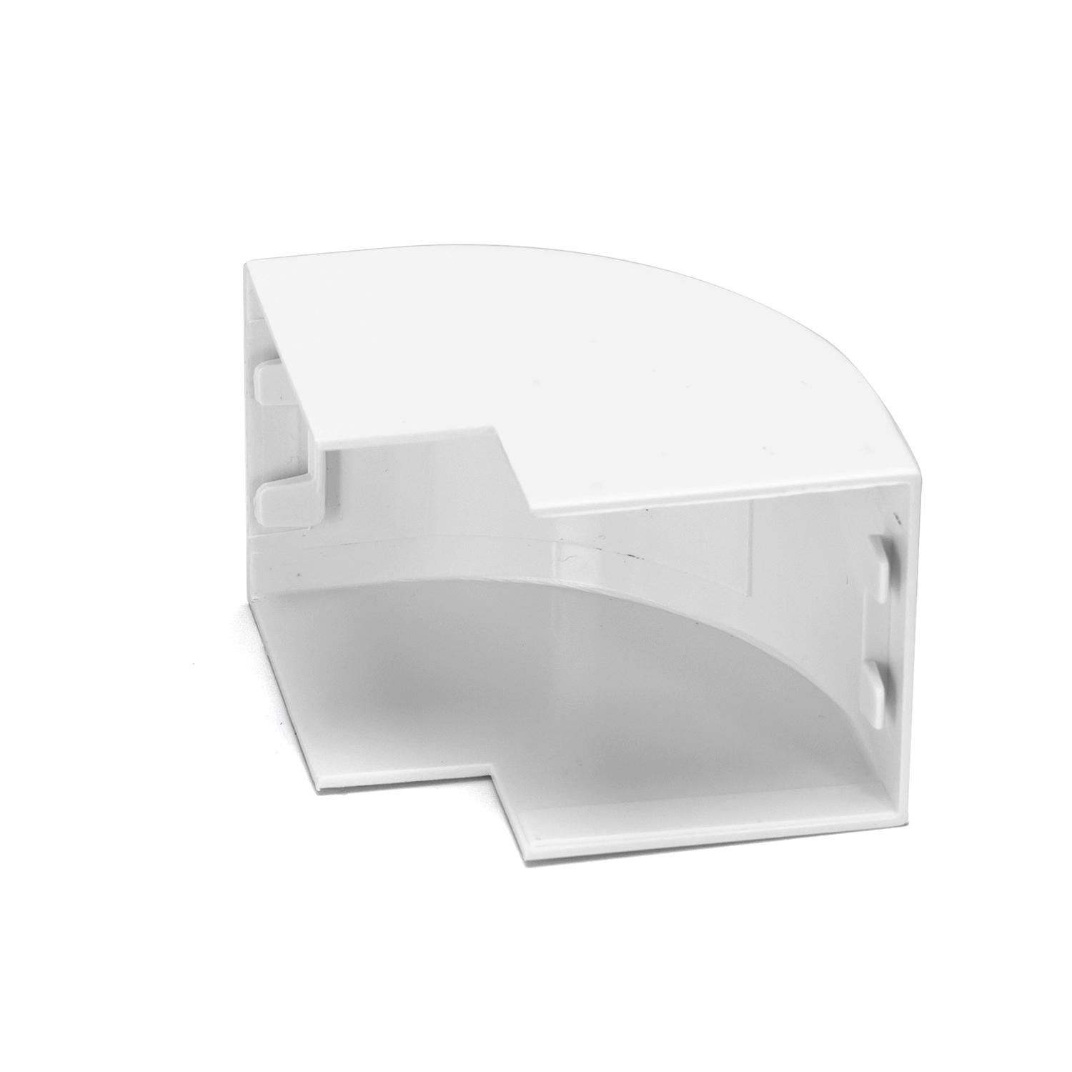 PVC Square Trunking External Bend White 40*40mm 4pcs