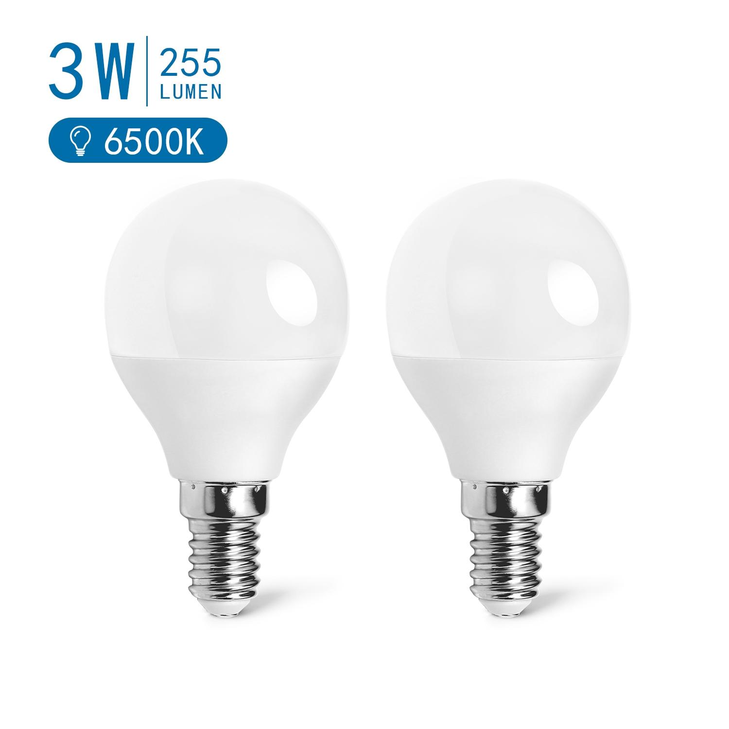 LED E14 3W G45 2pcs