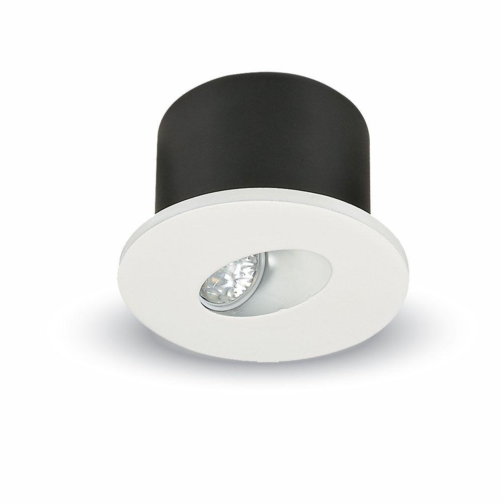 3W Oprawa Schodowa LED, Barwa:4200K, Obudowa: Biała, Okrągły, VTAC, SKU 1208