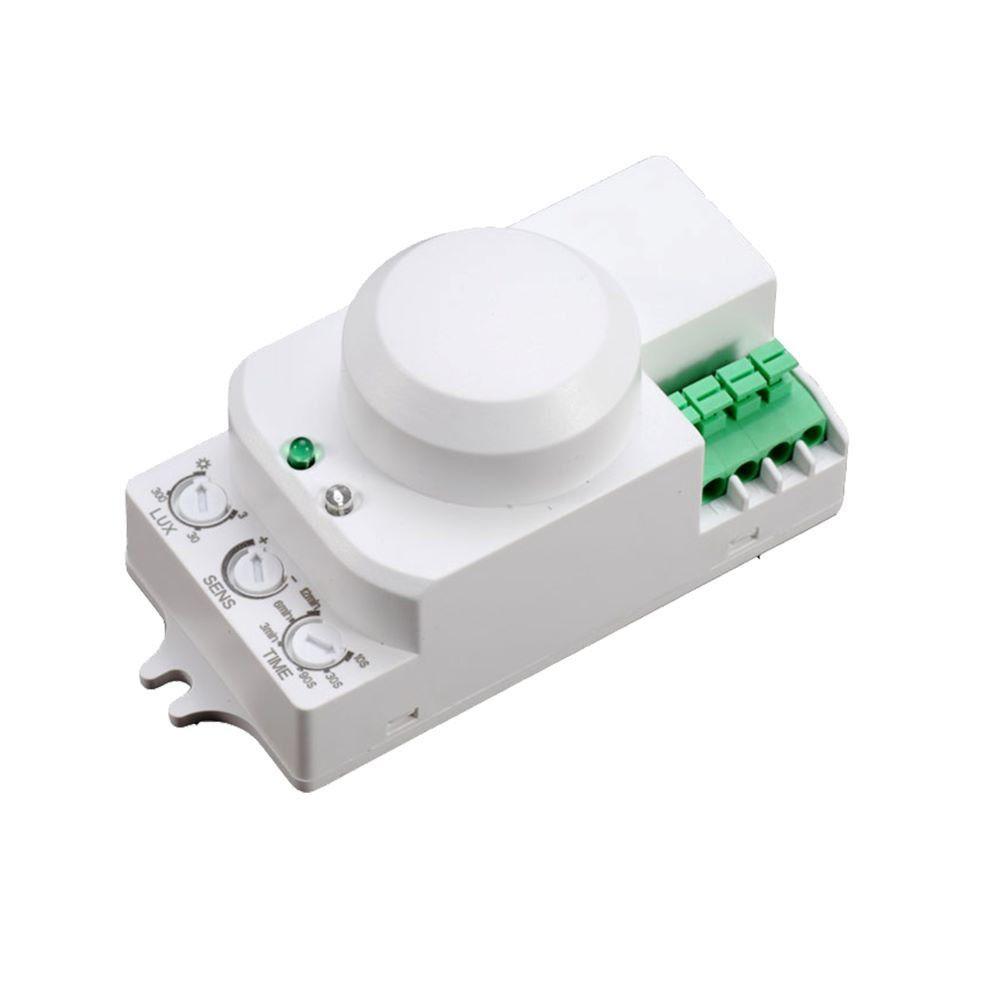 VT-8077 MICROWAVE SENSOR WITH MANUAL OVERRIDE FUNCTION-WHITE (MAX:300W LED)