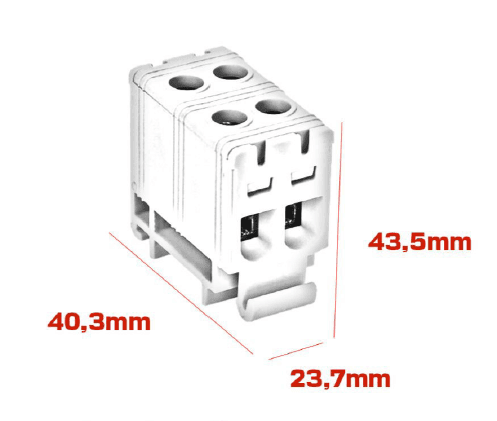 Listwa zaciskowa - Model FJ-E16/2 （szary）