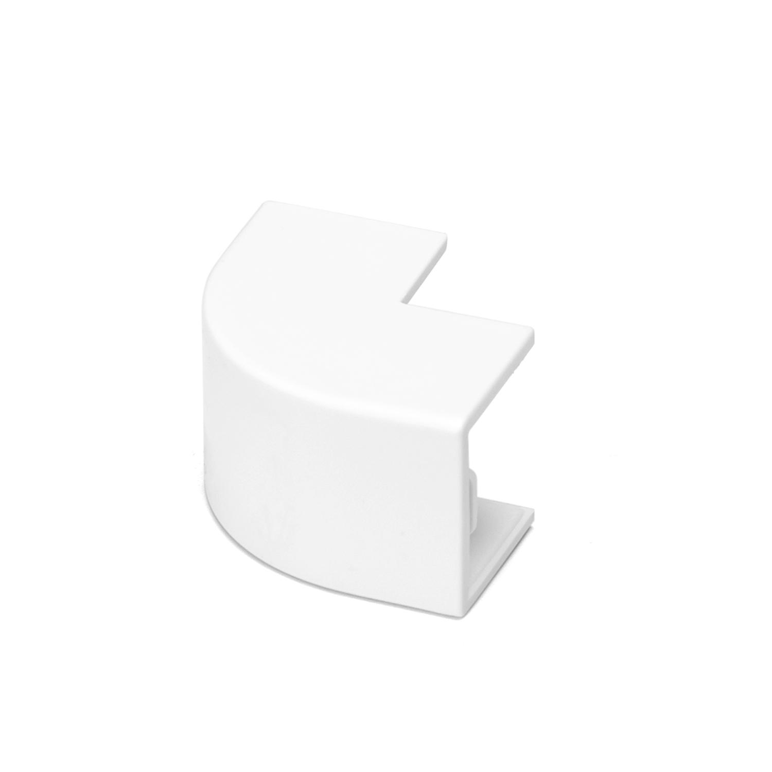 PVC Square Trunking External Bend White 16*16mm 4pcs