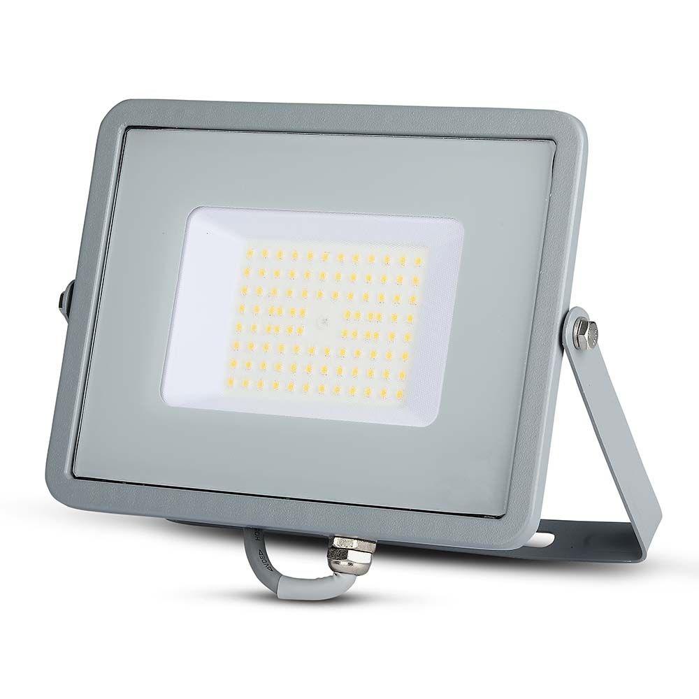 50W Naświetlacz LED SMD, Chip SAMSUNG, Barwa:6500K, Obudowa: Szara , Wydajność: 115lm/w, VTAC, SKU 21765