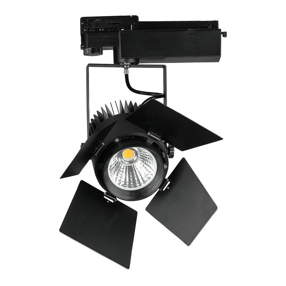 VT-433 33W LED TRACKLIGHT SAMSUNG CHIP 3000K 5 YRS WARRANTY,BLACK BODY