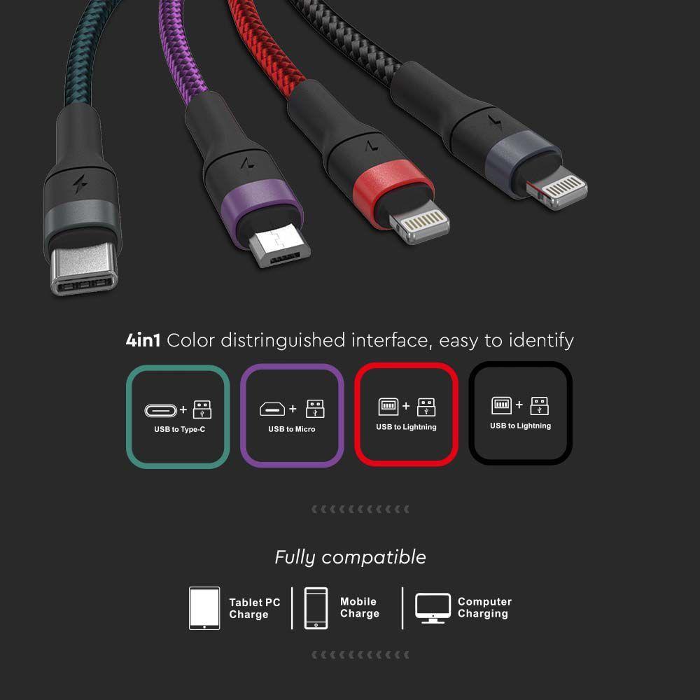 VT-5351 4IN1 CHARGING CABLE