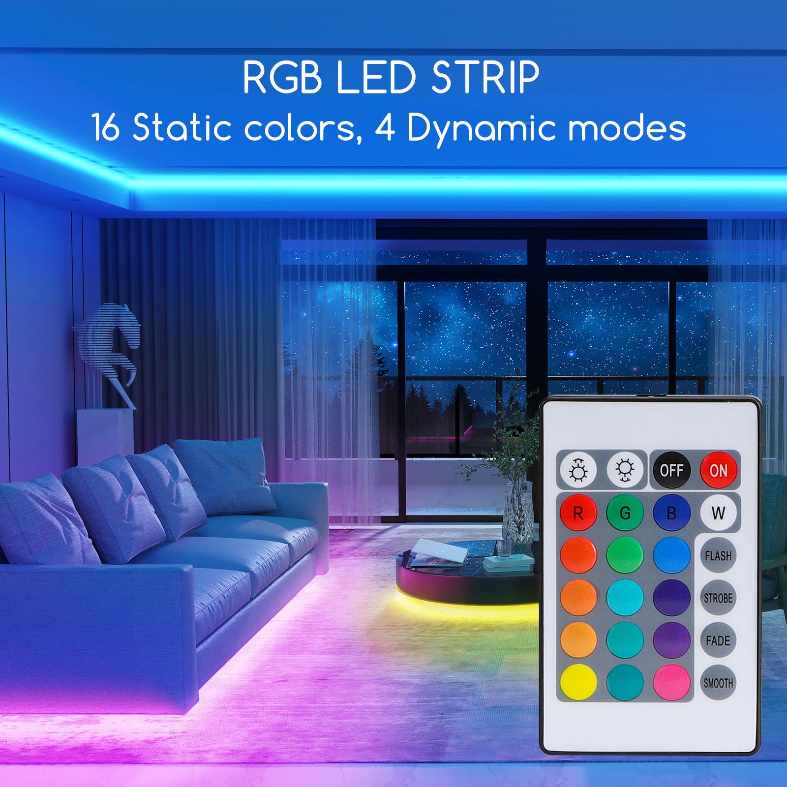 LED Low-voltage Strip Light 3m RGB