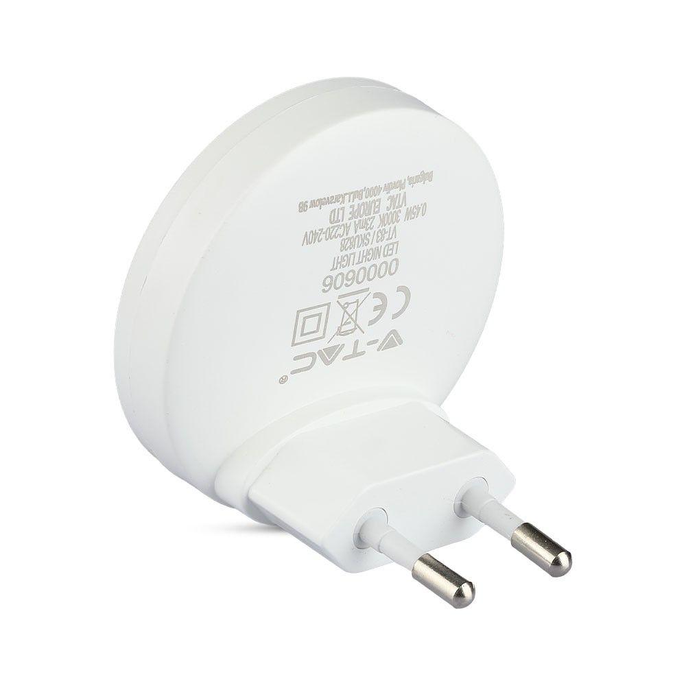 Mini lampka LED, Chip SAMSUNG, Barwa:3000K, Okrągły, VTAC, SKU 828