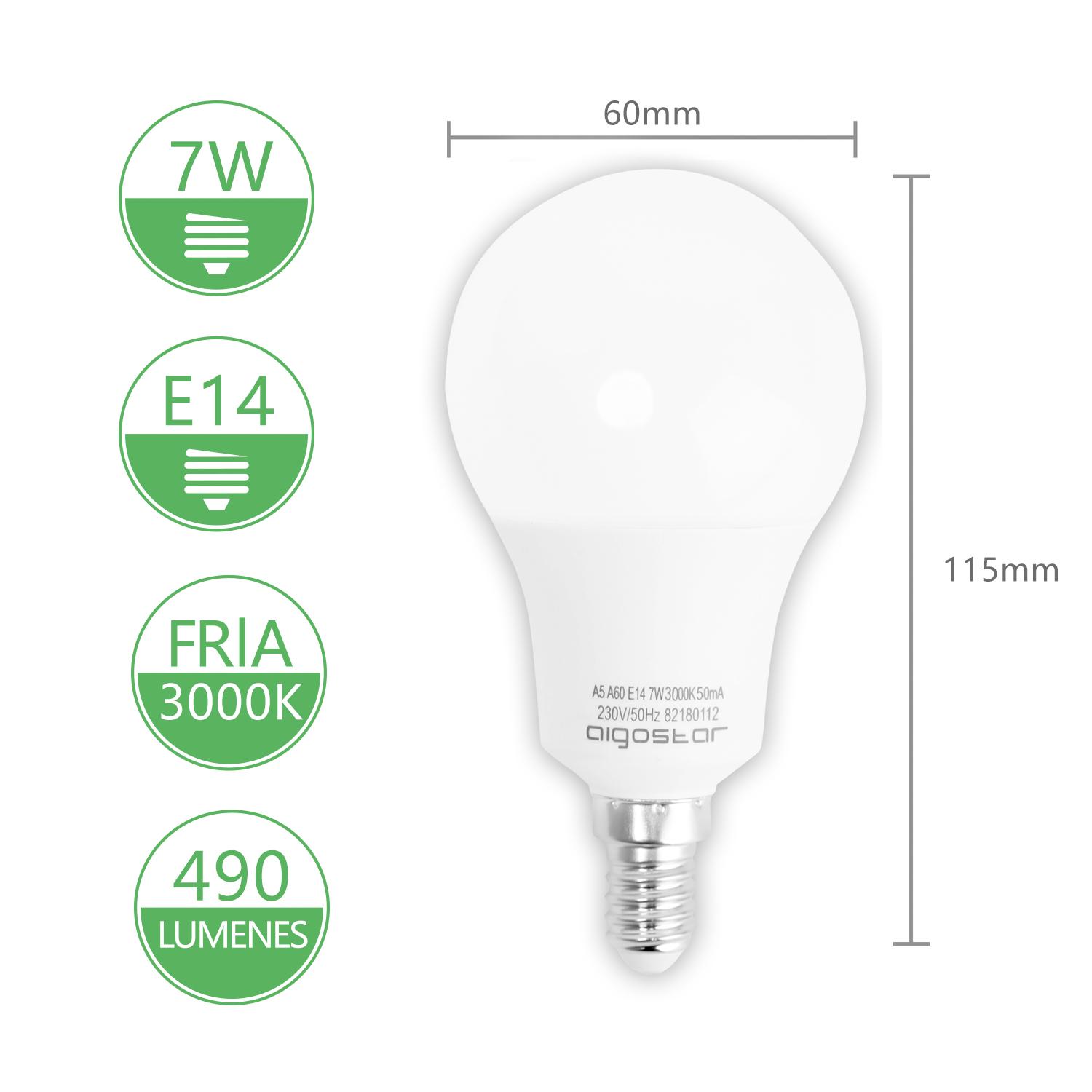 LED E14 7W A60 ( general bulb )