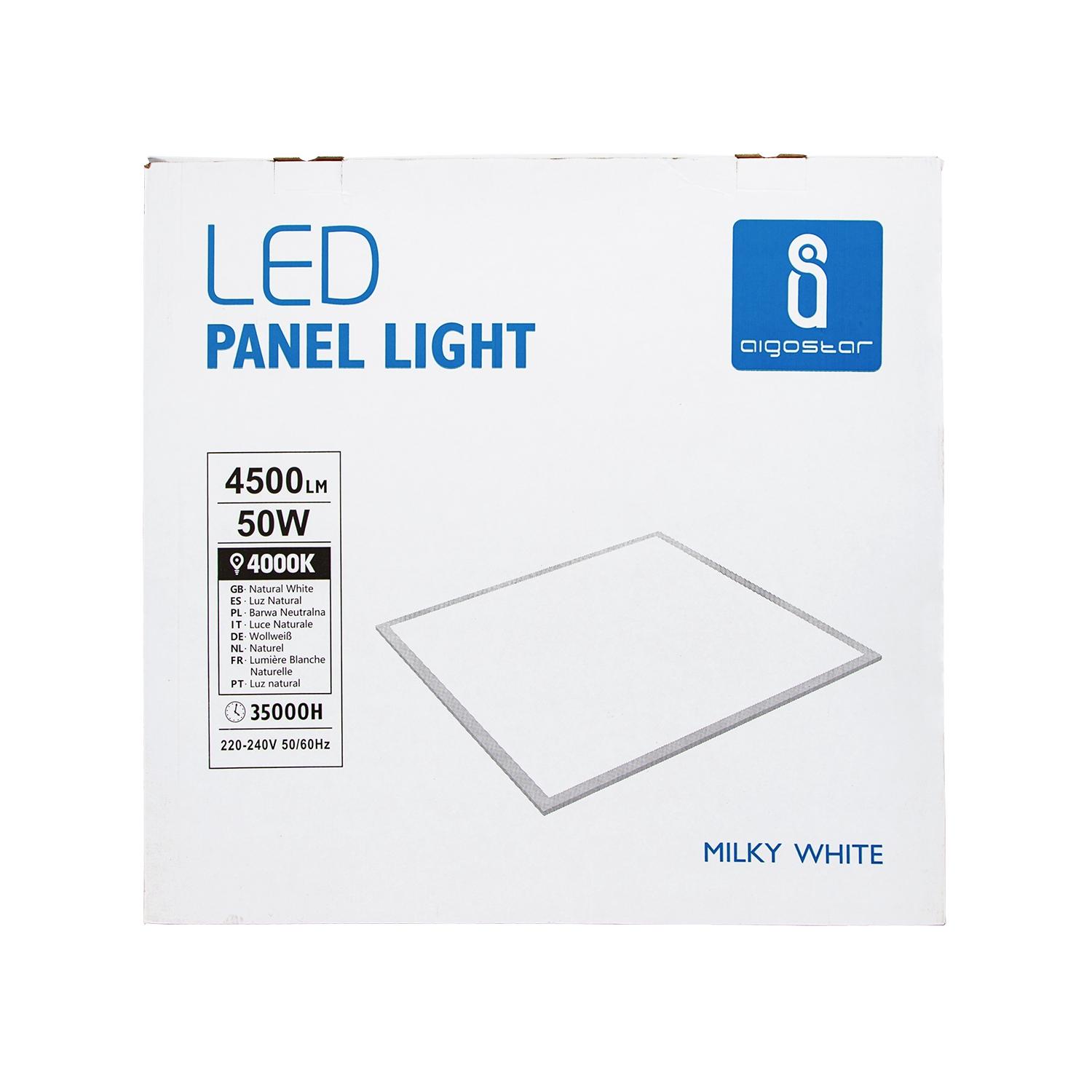 E5 MS Edge-lit Panel Light 50W 4000K（595*595*9mm）