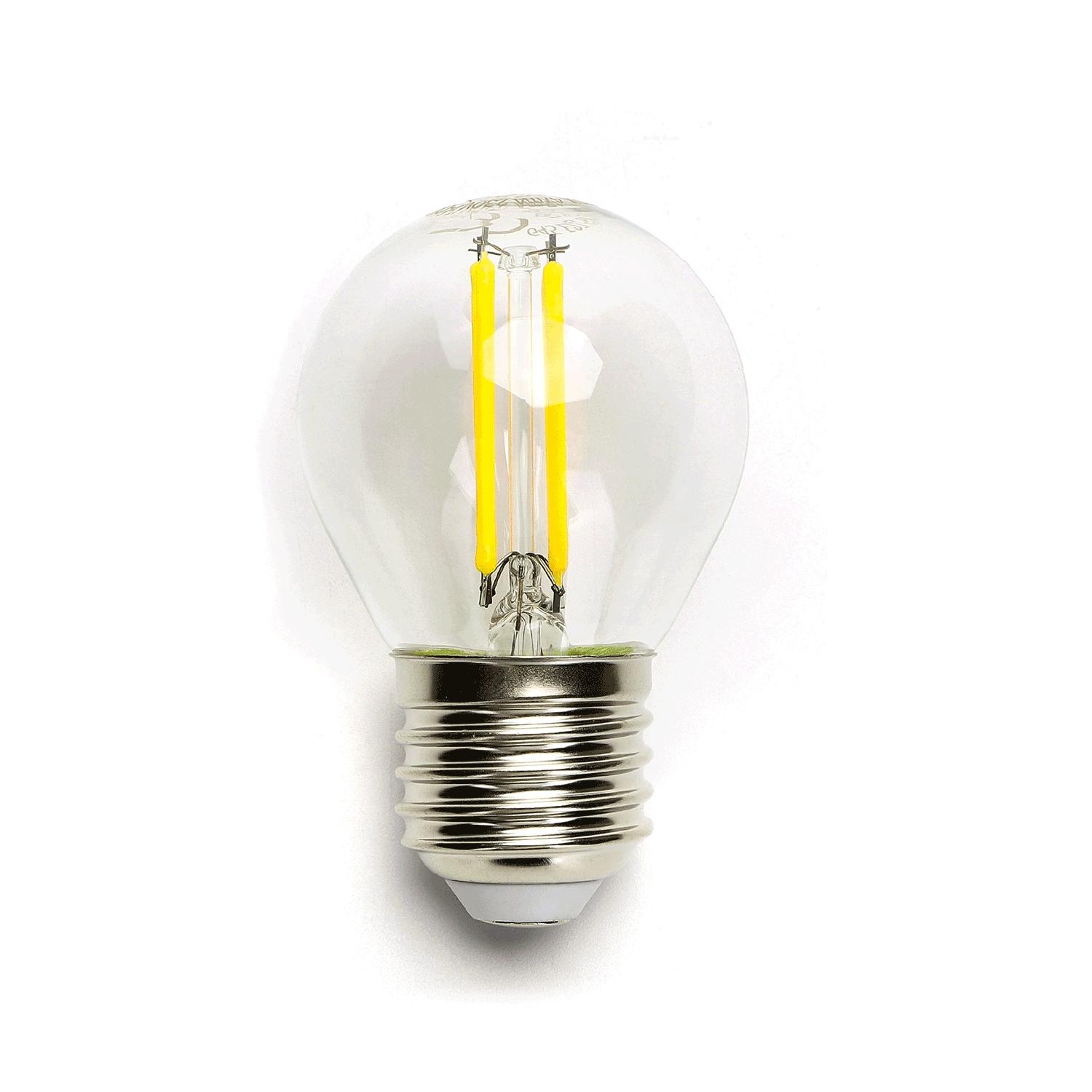 Żarówka LED Filament (Przezroczysta) G45 E27 8W