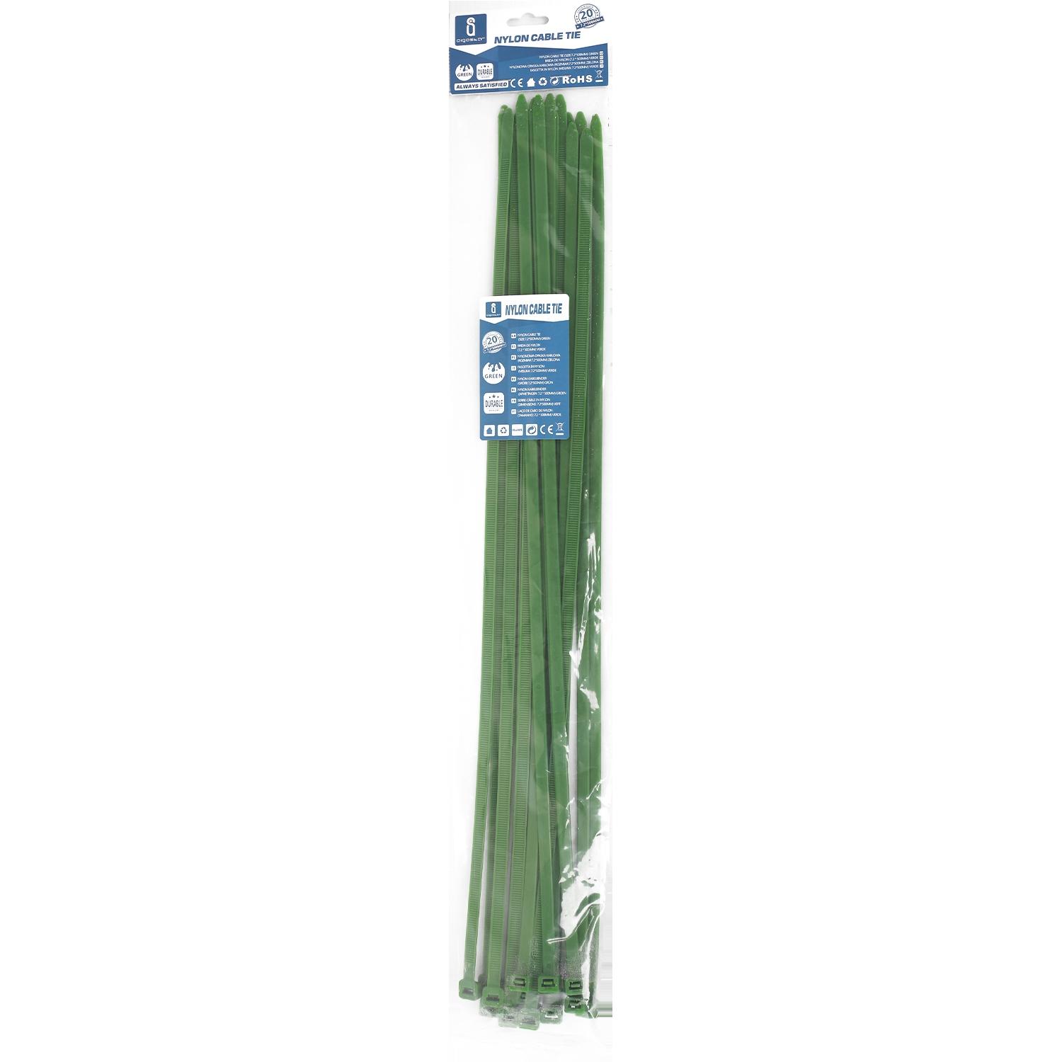 Nylon Cable Ties W7.2*L500mm Green