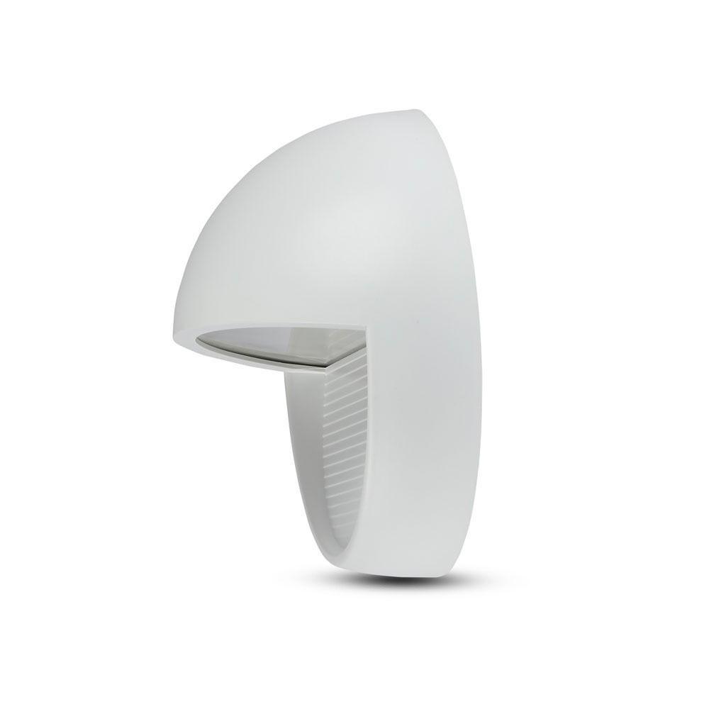 VT-1182 3W LED STEP LIGHT 4000K WHITE BODY ROUND