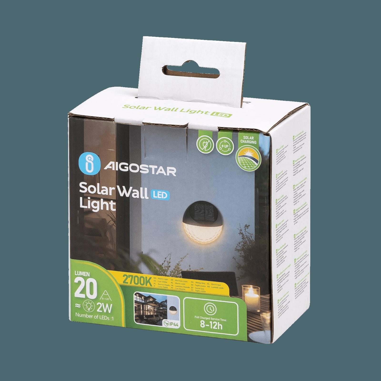 Solar wall lights 0.036W IP44