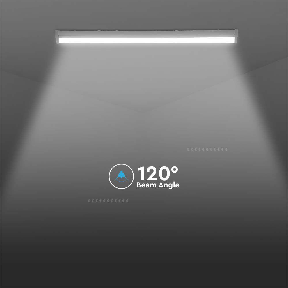 28W Lampa zintegrowana, Długość: 150cm, Chip Samsung, Barwa:6500K, Skuteczność: 120lm/W, VTAC, SKU 2120071