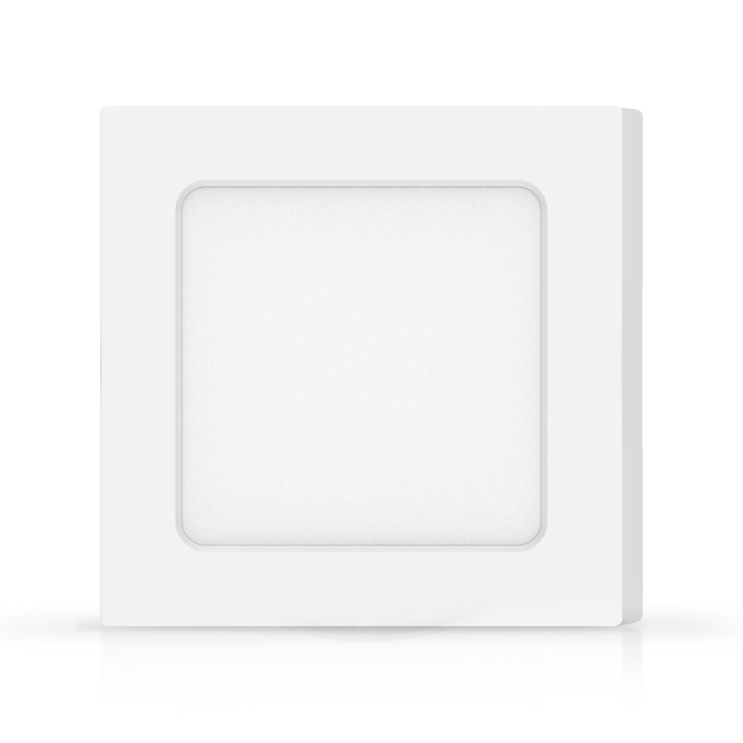 E6 LED  Surface-mounted Square Downlight 6W Natural Light