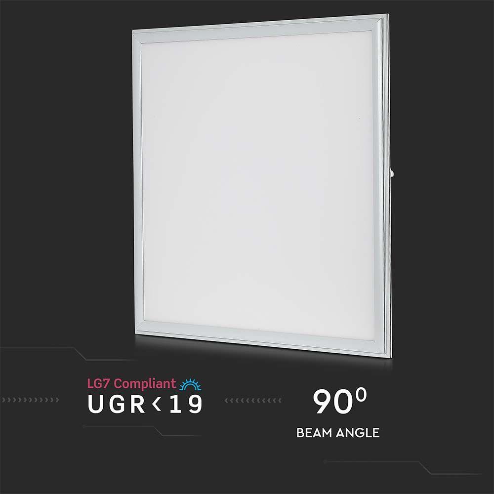 36W Panel LED 620x620mm, Barwa:4000K, UGR19, Opakowanie: 6szt., VTAC, SKU 2162176