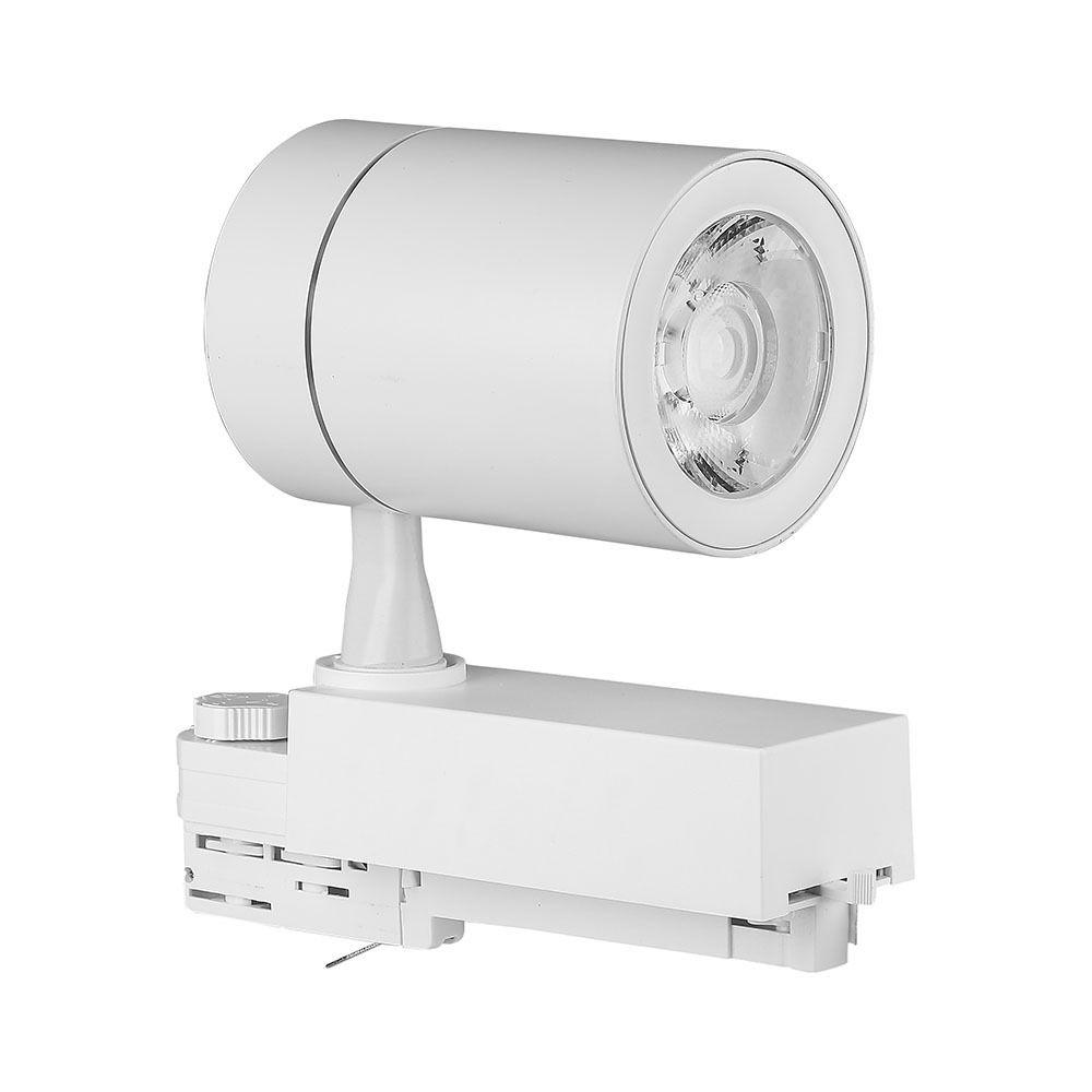 35W Lampa LED na szynoprzewód, Barwa:4500K, Obudowa: Biała, VTAC, SKU 1256