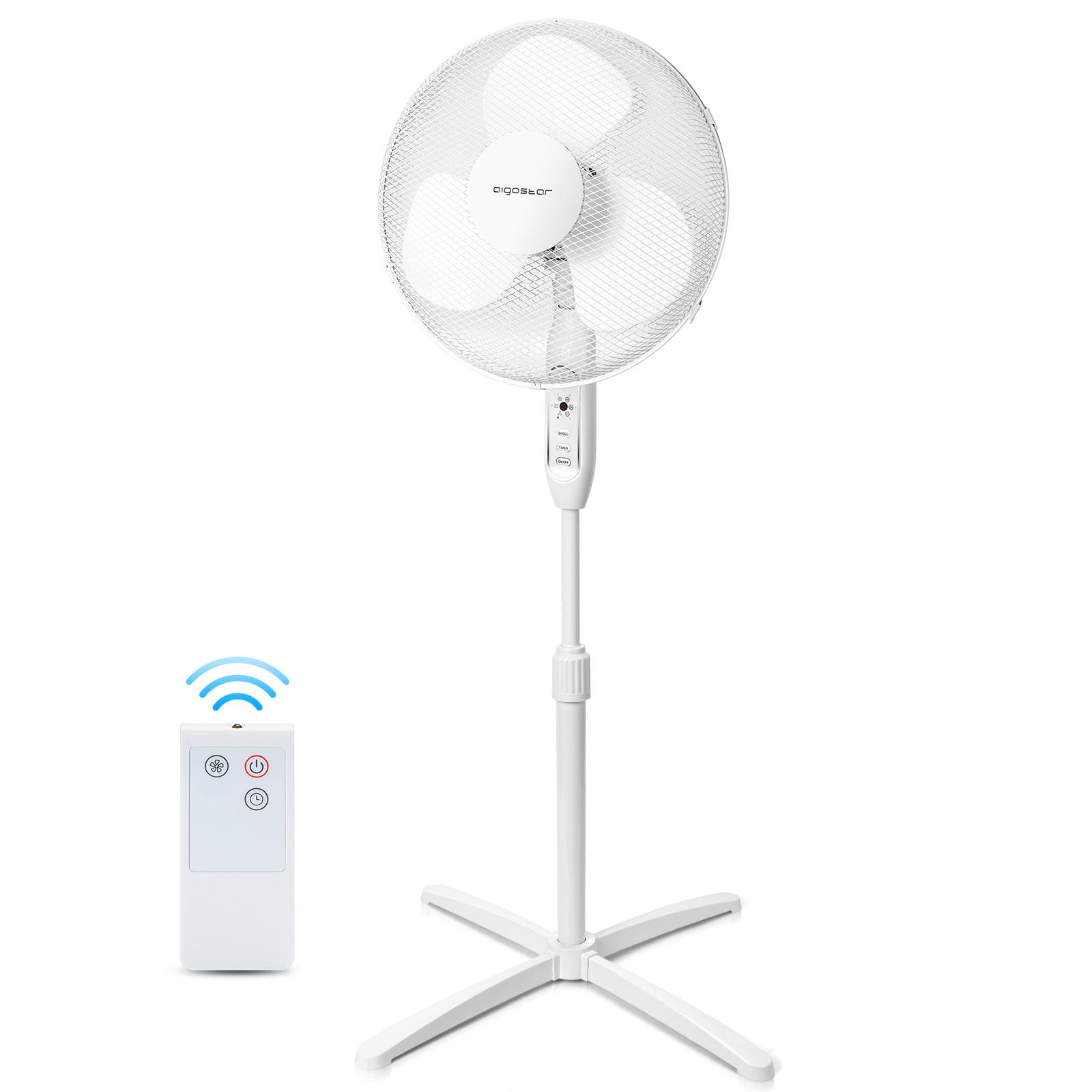 16-in 3-blade electronic stand fan (Remote control)