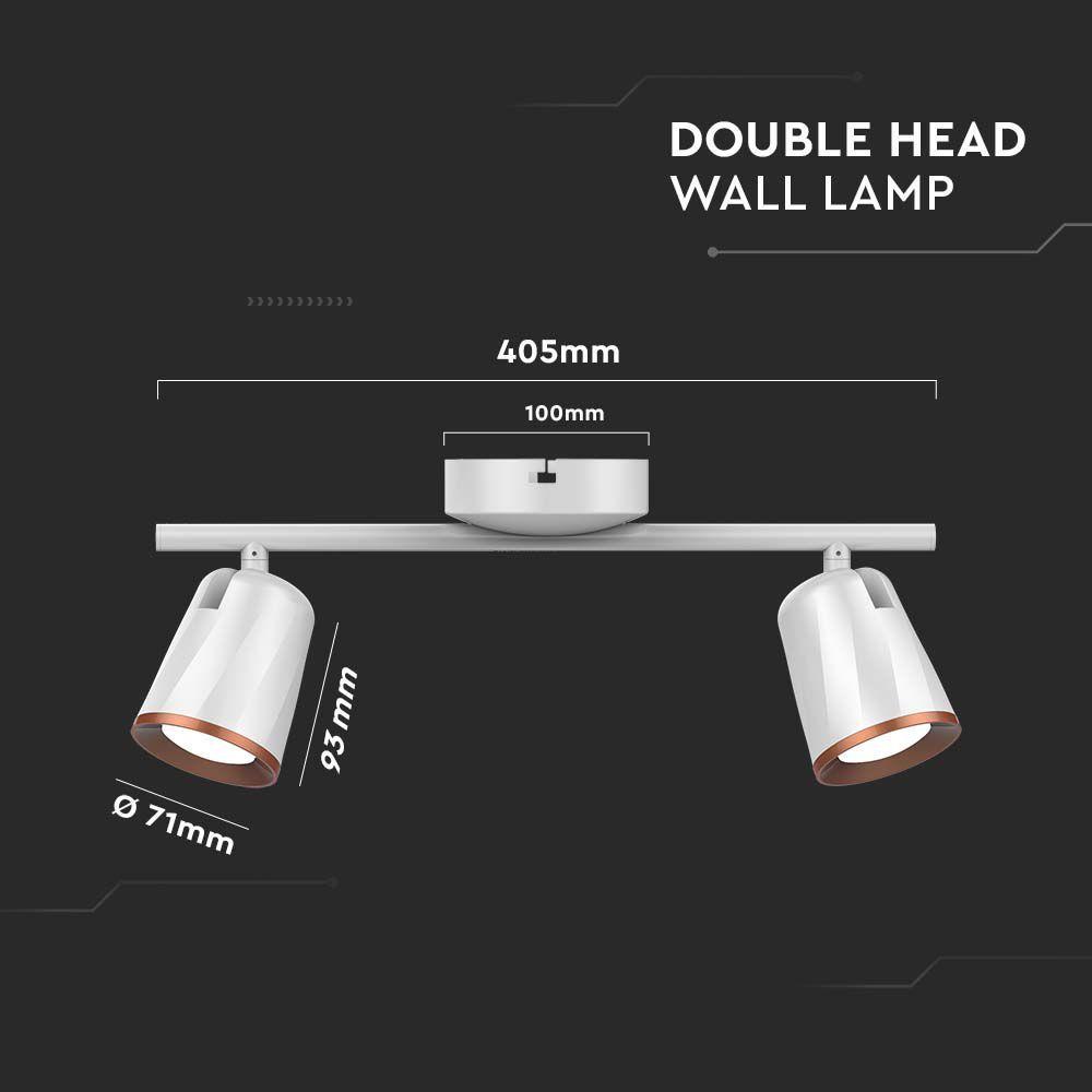 VT-812 12W LED WALL LAMP 3000K WHITE