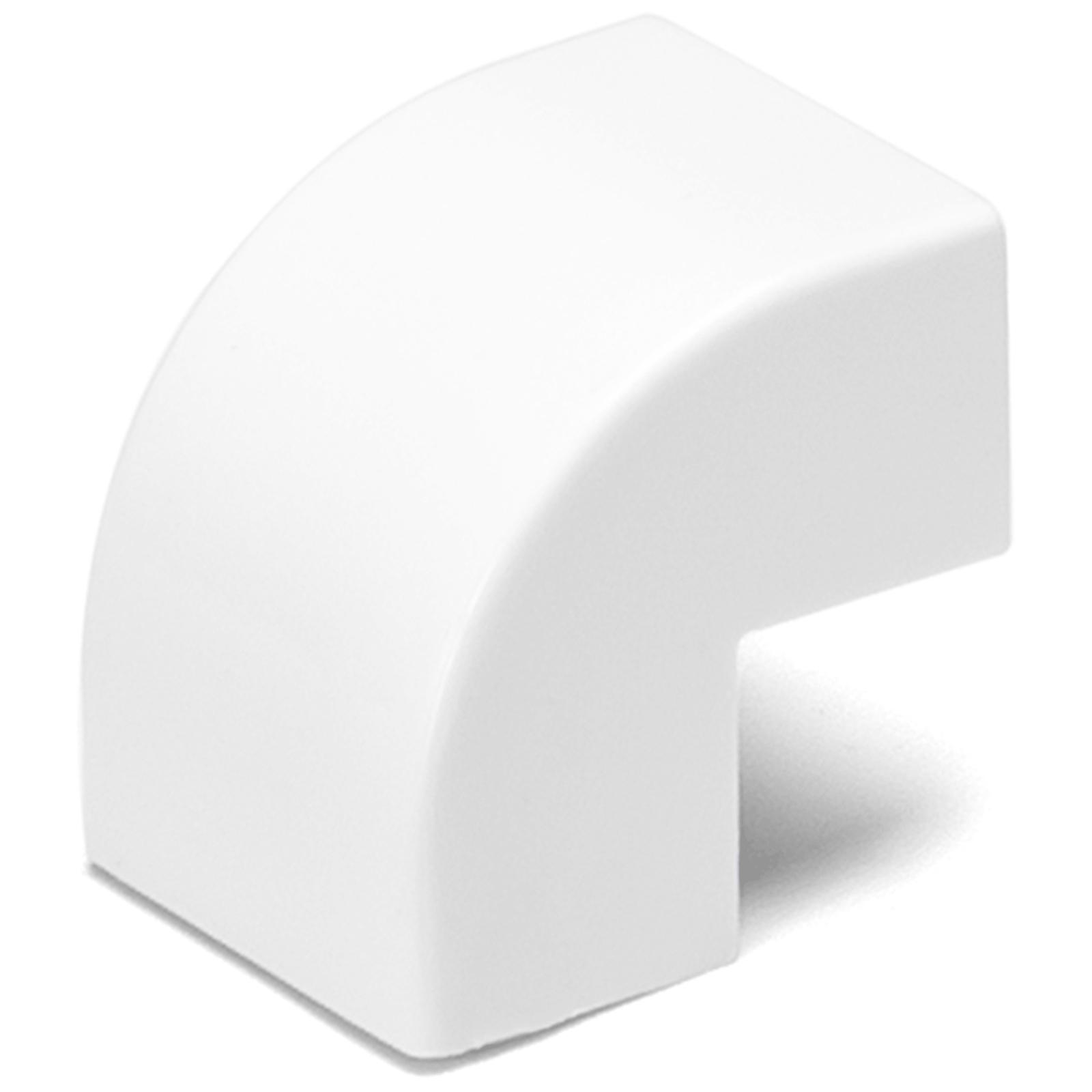 PVC Square Trunking External Bend White 16*16mm 4pcs