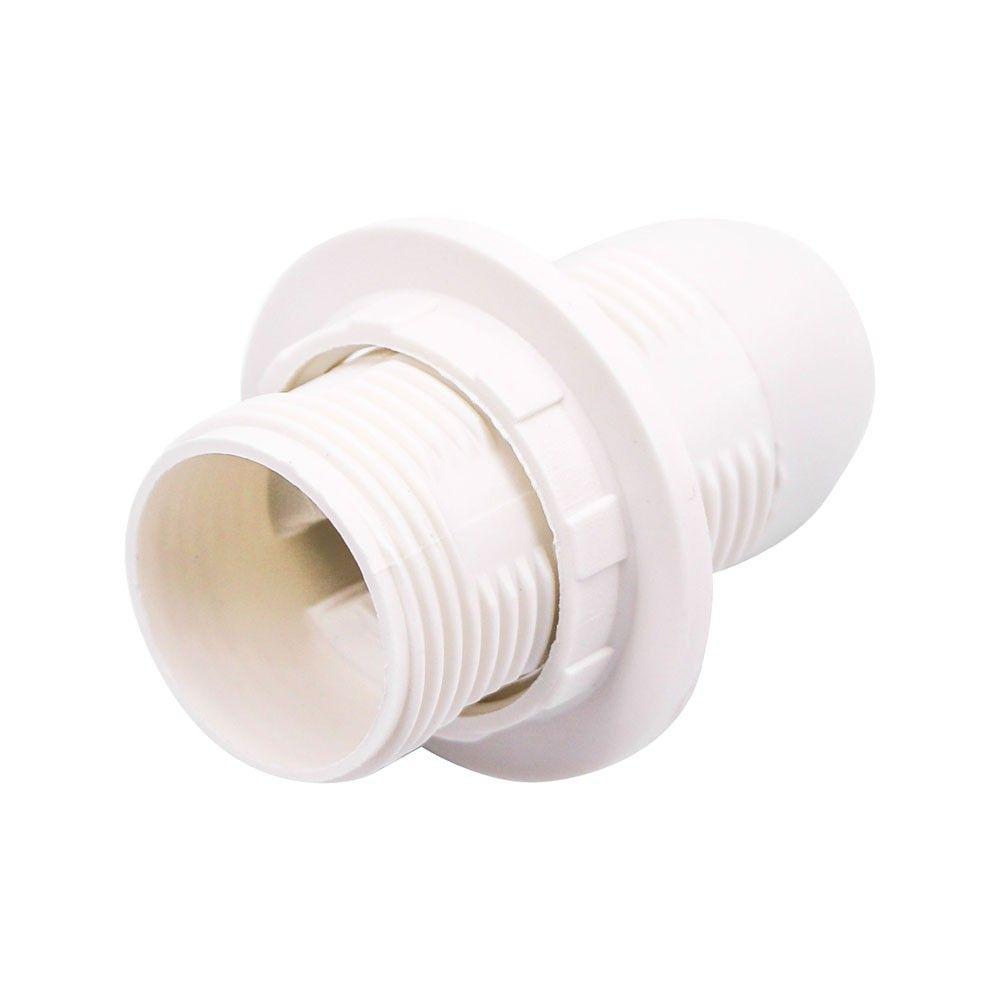 E14 LAMP HOLDER - WHITE WITH SUNSHADE