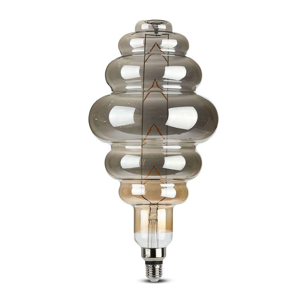 VT-2169 8W S180 LED FILAMENT BULB-SMOKEY GREY WITH 2200K E27 DIMMABLE