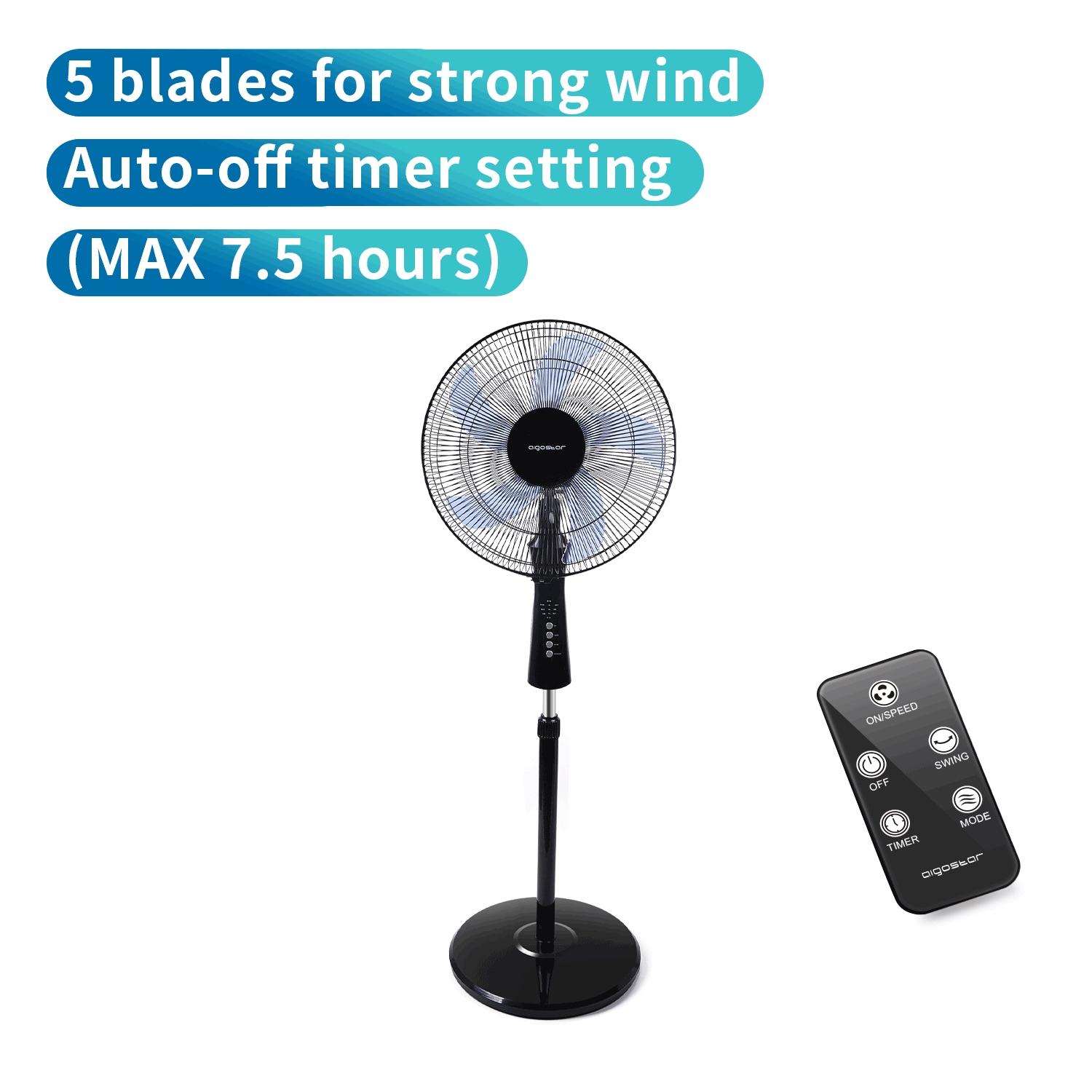 5-blade stand fan (Remote control)