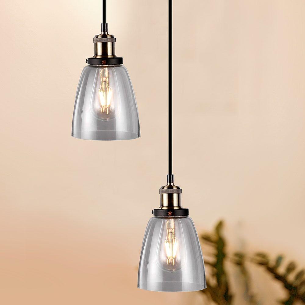 VT-7140 E27 GLASS PENDANT LIGHT-TRANSPARENT