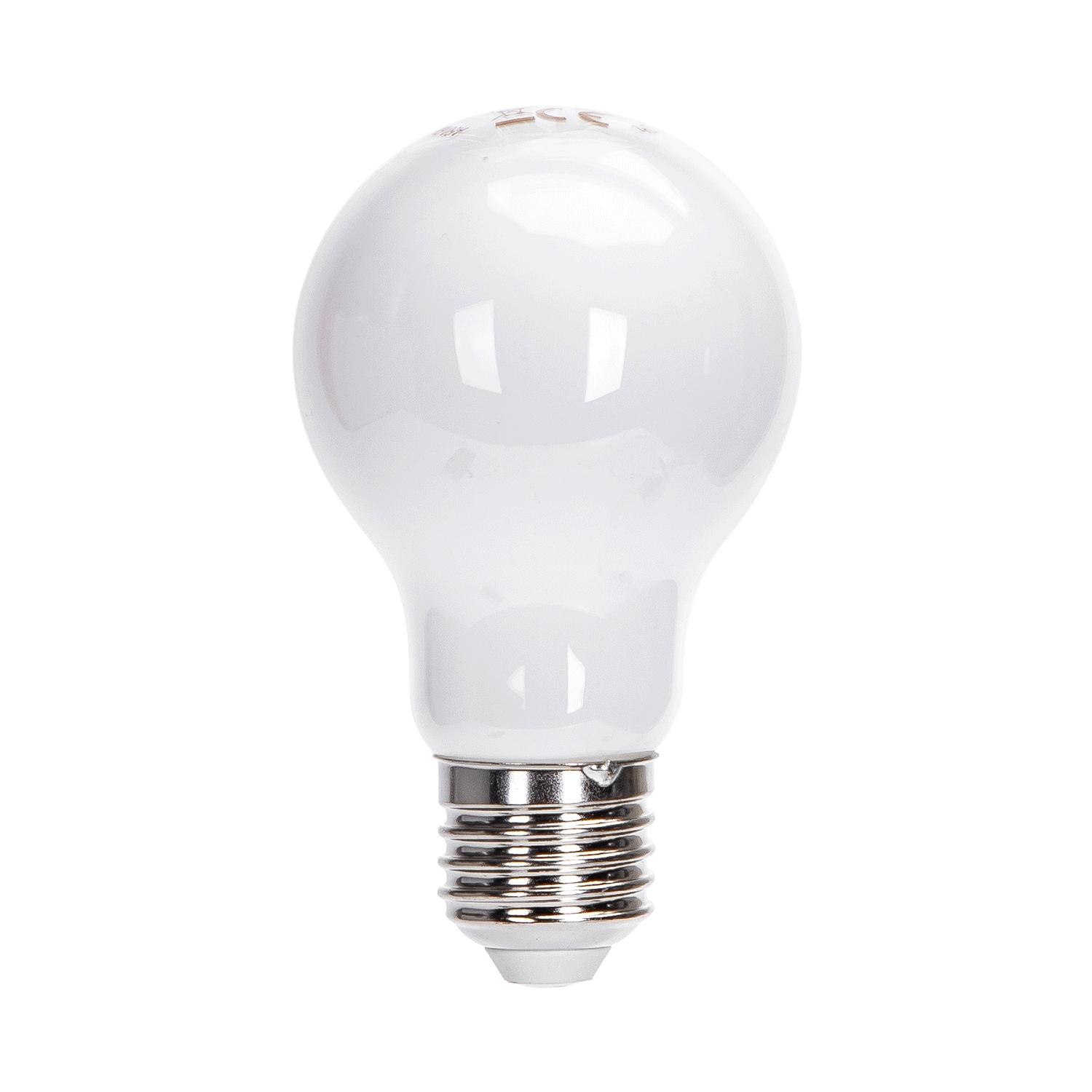 Żarówka LED Filament (Mlecznobiały) A60 E27 4W(4W,450lm,E27,2700K)