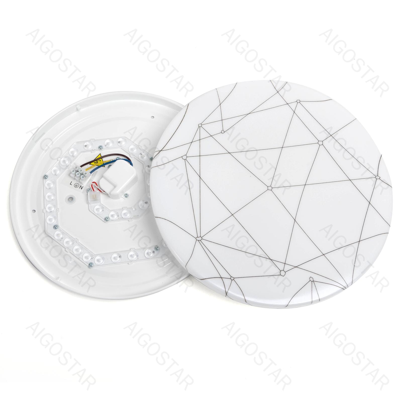 LED CEILING LIGHT 20W 6500K/GEOMETRIC LINE SHAPE