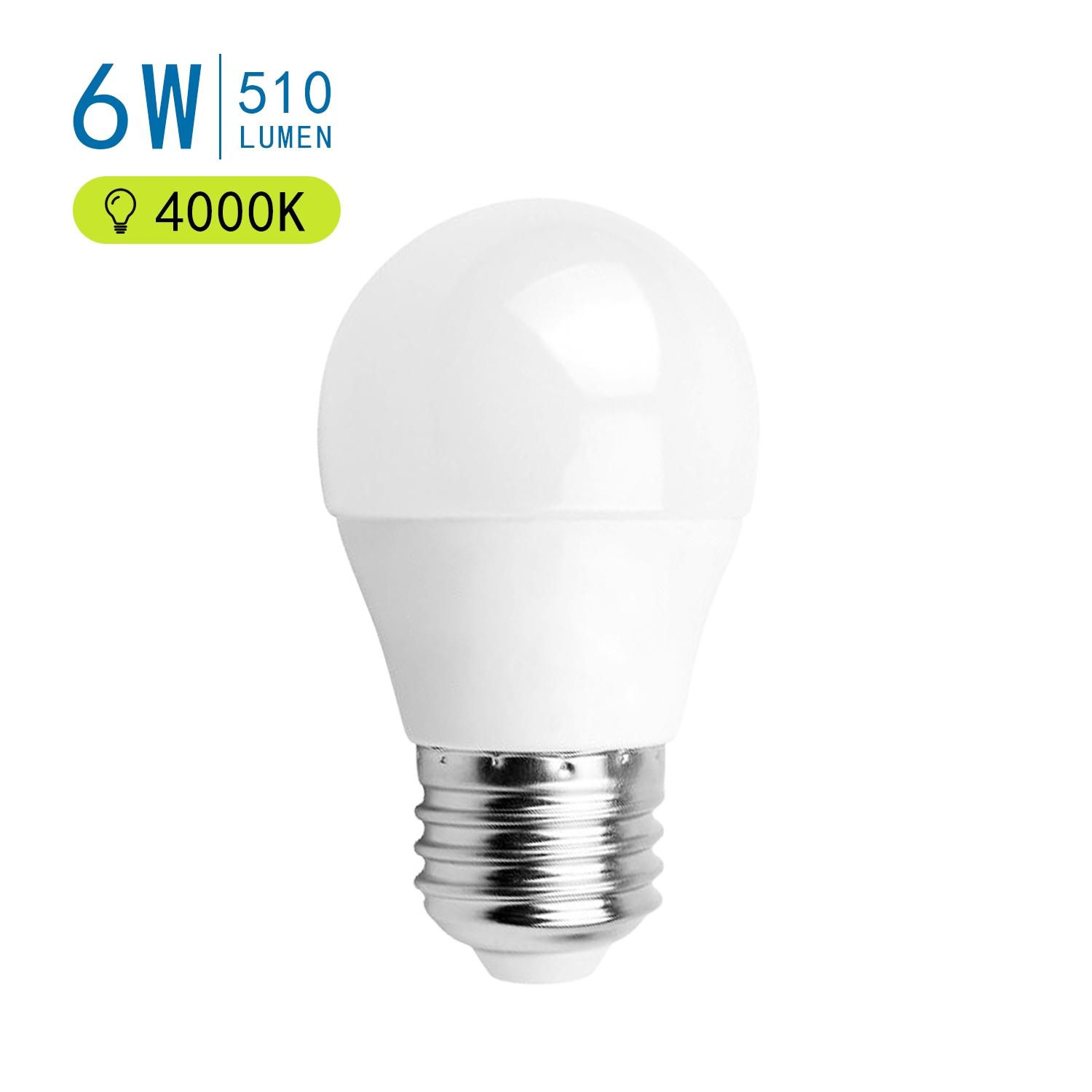 LED G45 E27 6W