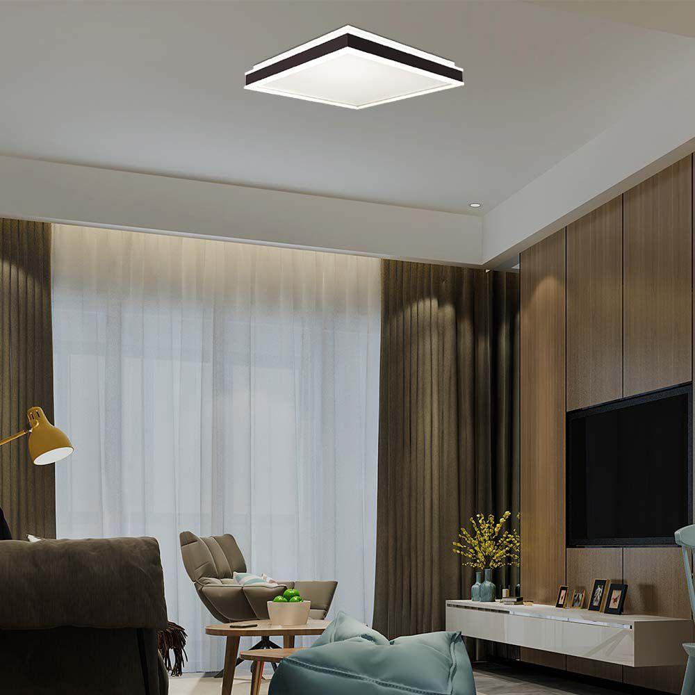 VT-7781 18W LED DESIGNER LIGHT 4000K BLACK SQ