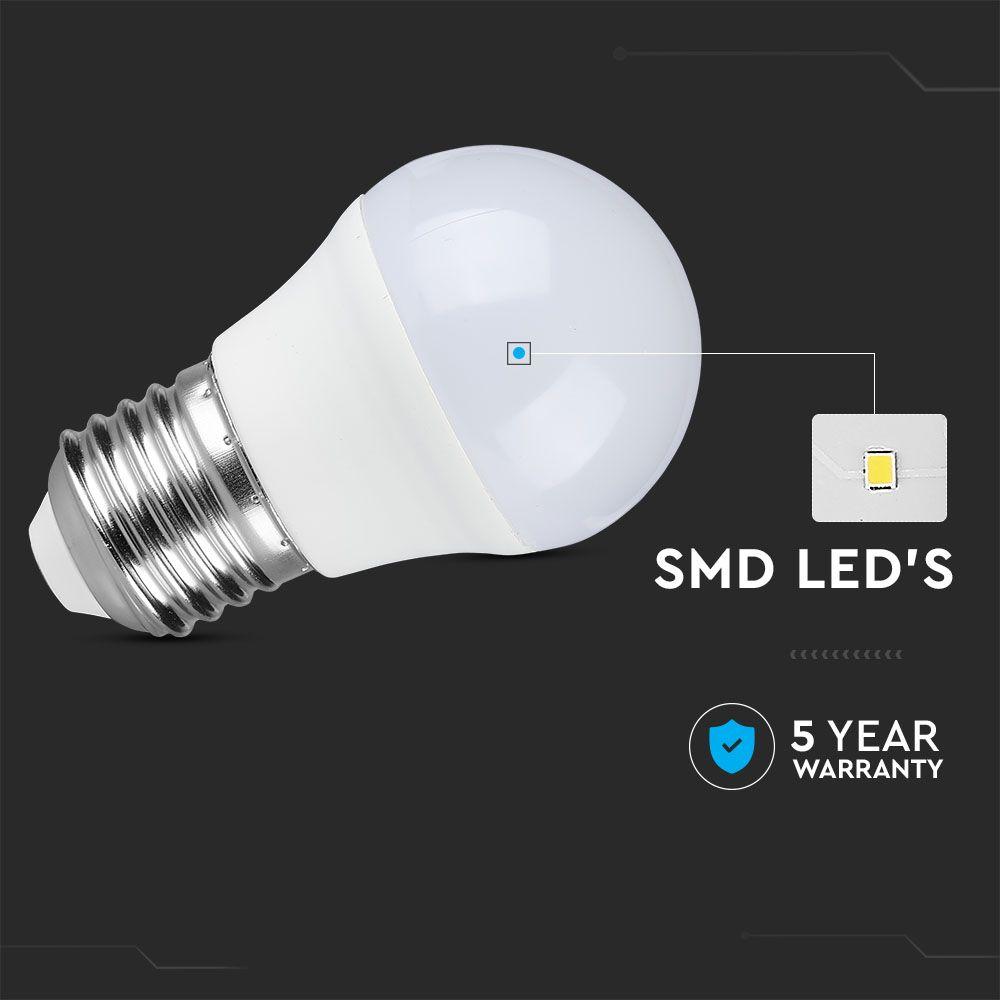 VT-246 5.5W G45 PLASTIC BULBS-SAMSUNG CHIP 3000K E27